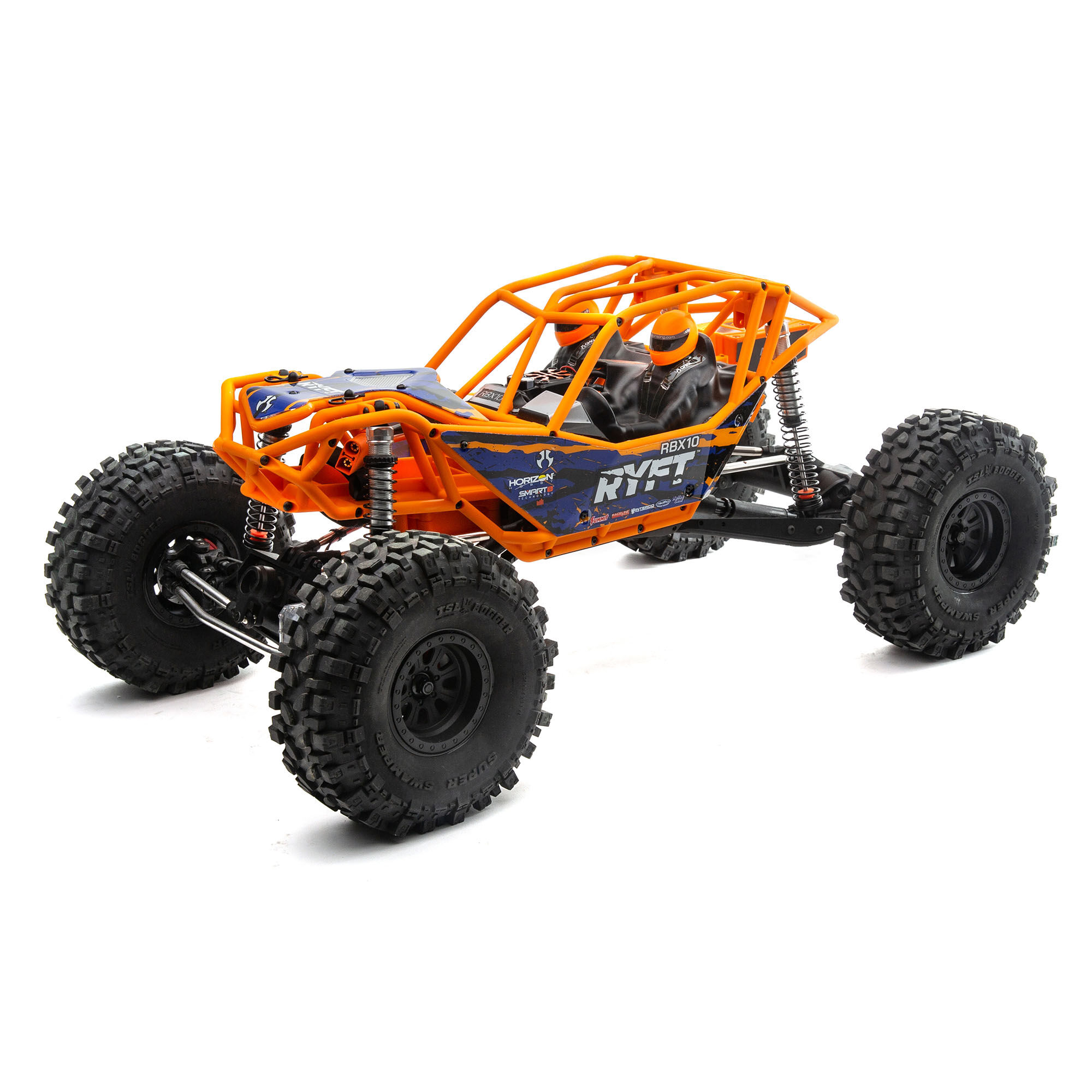 Axial 1/10 RBX10 Ryft 4X4 RTR Brushless Rock Bouncer, Orange