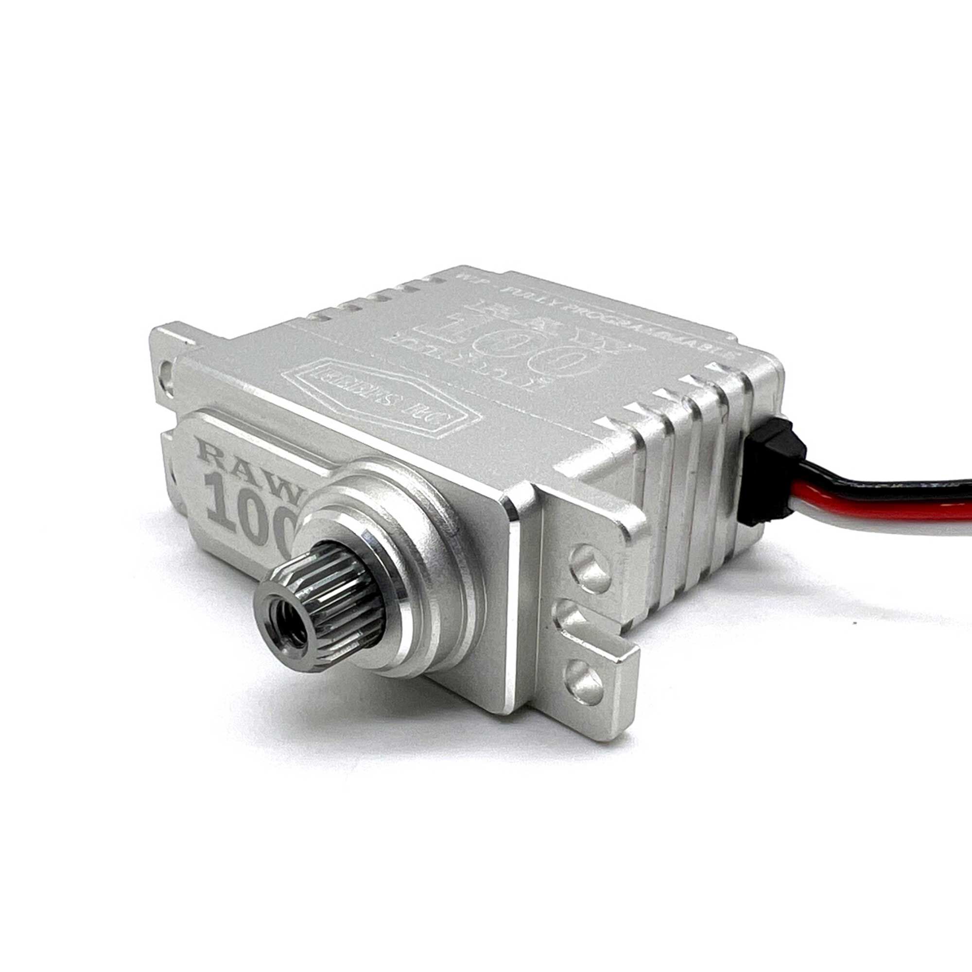 REEFS RC RAW 100 Mini Digital Metal Gear Waterproof Programmable Servo, Silver