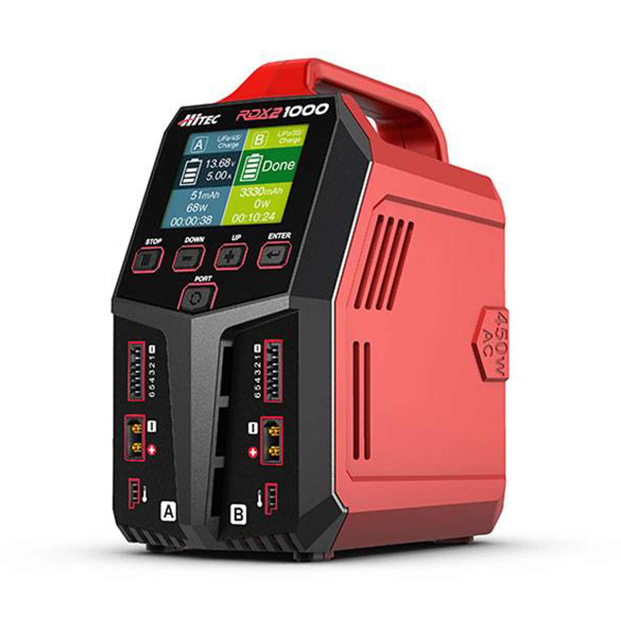 Hitec RCD Inc. RDX2 1000 AC / DC Dual Port Charger / Power Supply