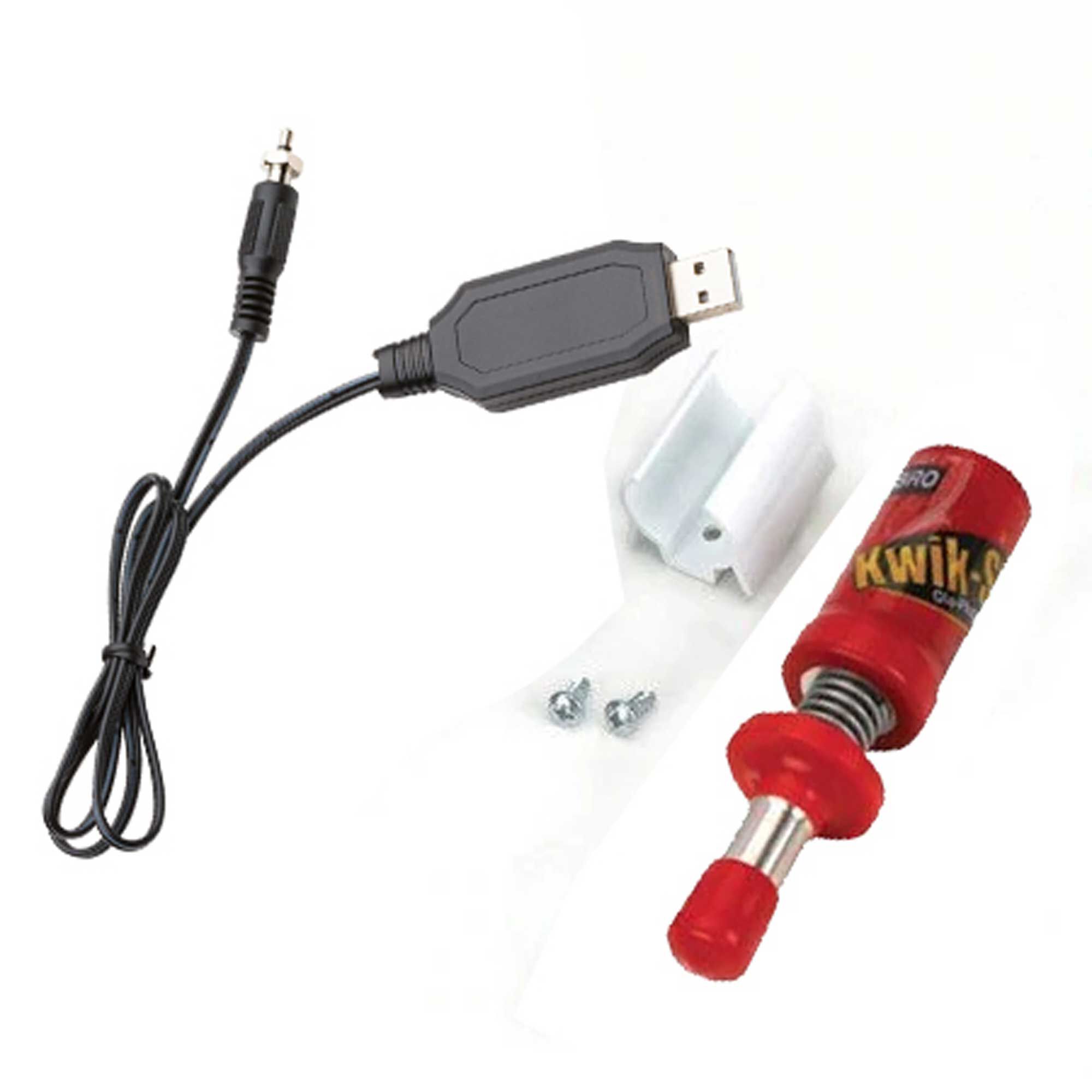 Dubro Products Kwik Start Glow Driver with USB Charger