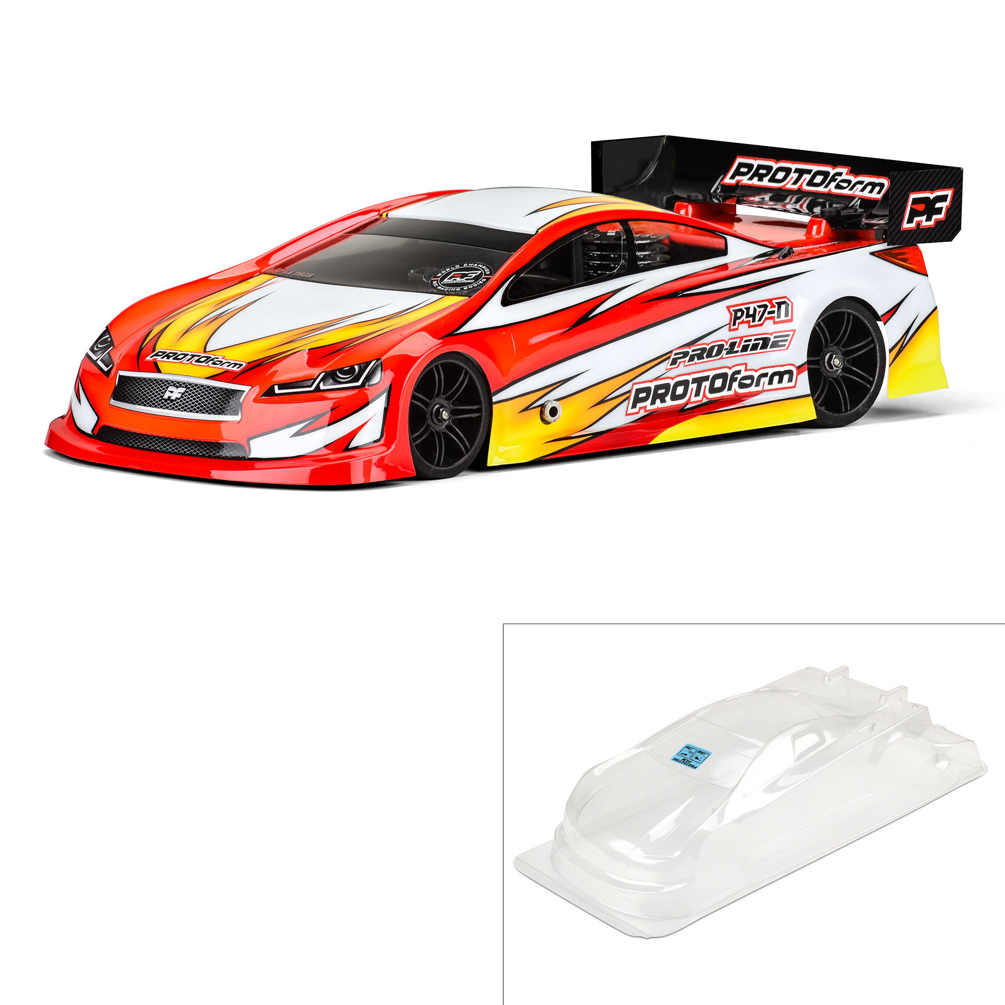 PROTOform 1/10 P47-N Light Weight Clear Body: 200mm Touring Car