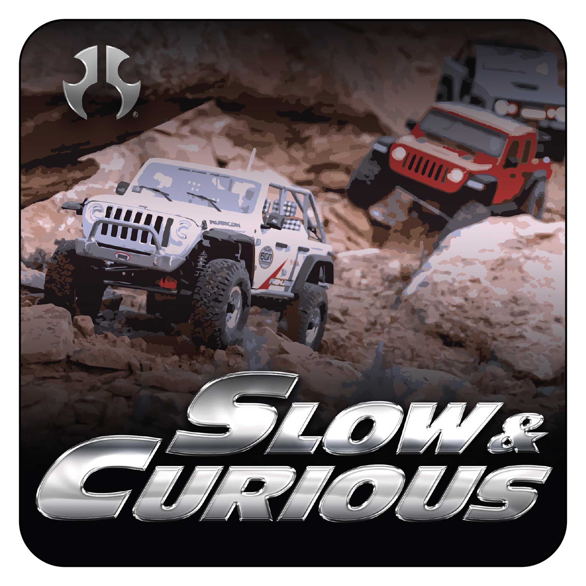 Axial Slow and Curious Sticker