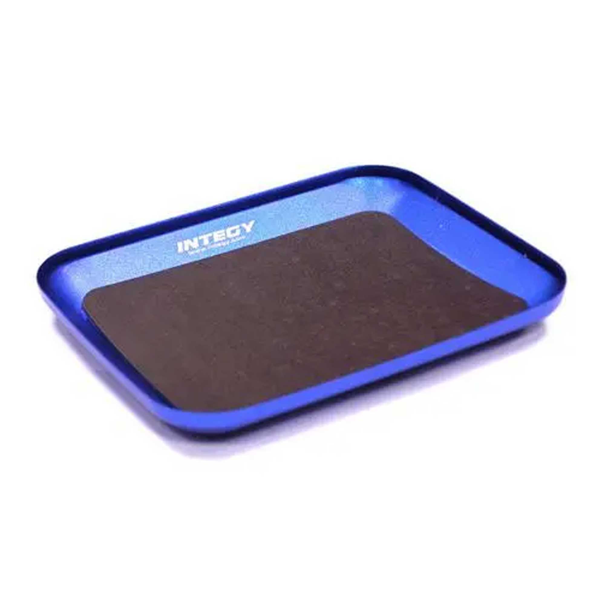Integy Magnetic Parts Storage Tray 88x107mm, Blue