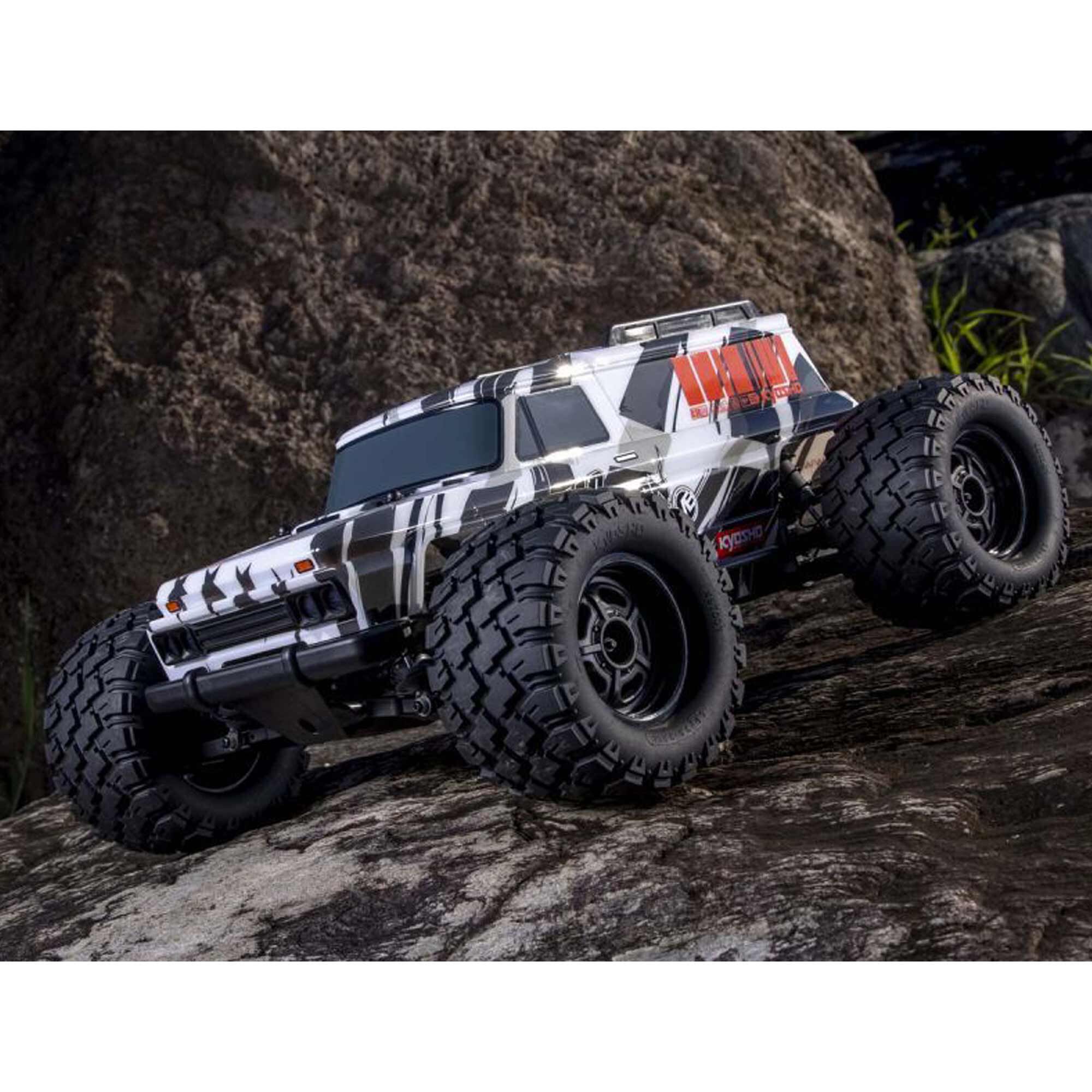 Kyosho 1/10 Mad Wagon VE KB10 4x4 3S Brushless Monster Truck RTR, Black
