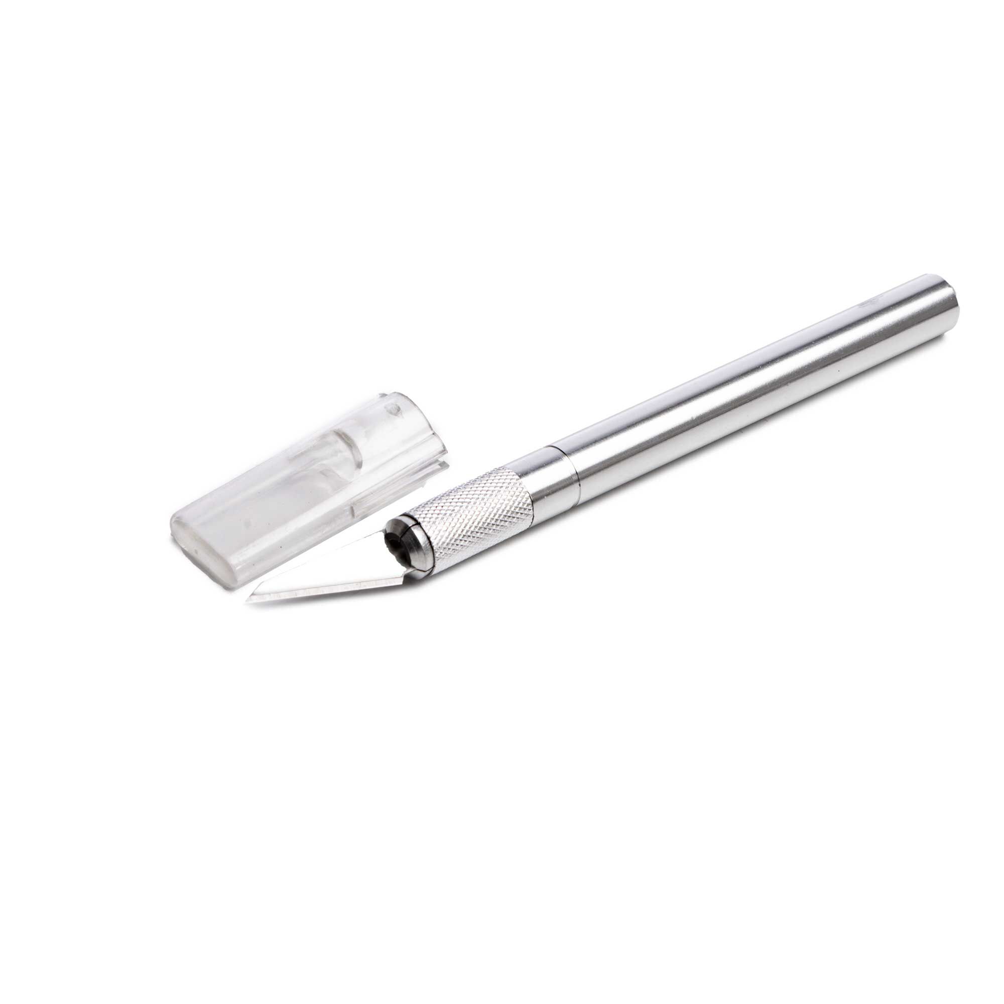 Hobby Essentials #2 Medium Duty Aluminum Knife with Safety Cap