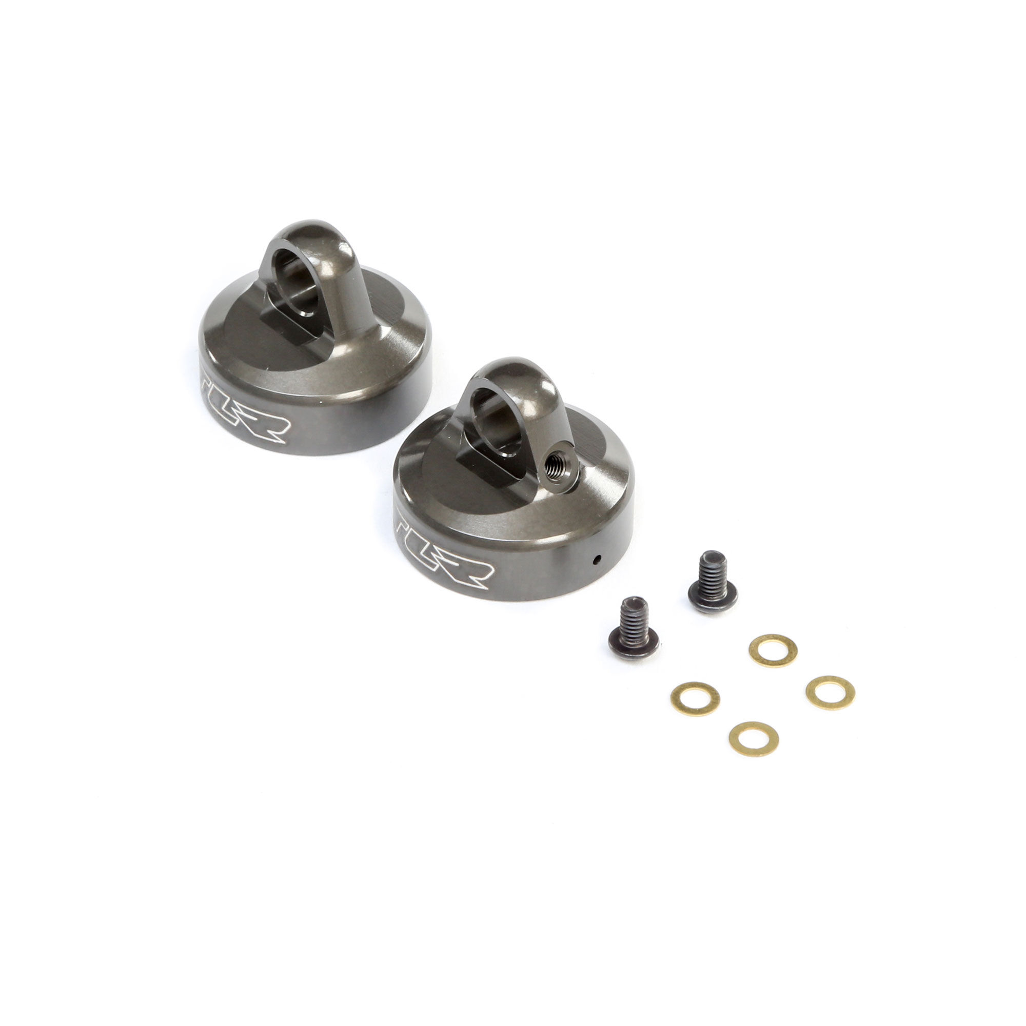 Team Losi Racing 16mm Bleeder Shock Cap Aluminum (2): 8X, 8XE
