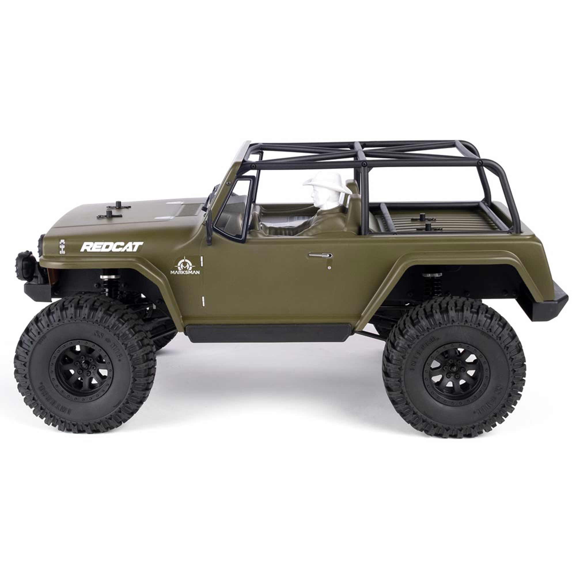 Redcat Racing 1/8 TC8 Marskman Brushed 4X4 Crawler RTR, Olive
