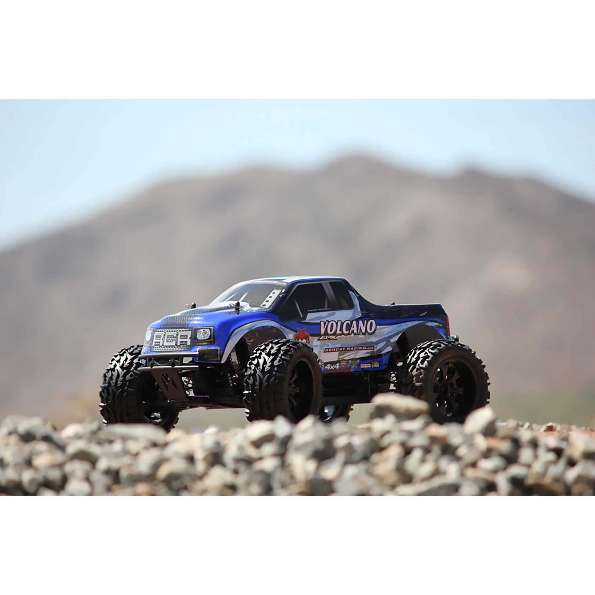 Redcat Racing 1/10 Volcano EPX 4WD Monster Truck Brushed RTR, Blue