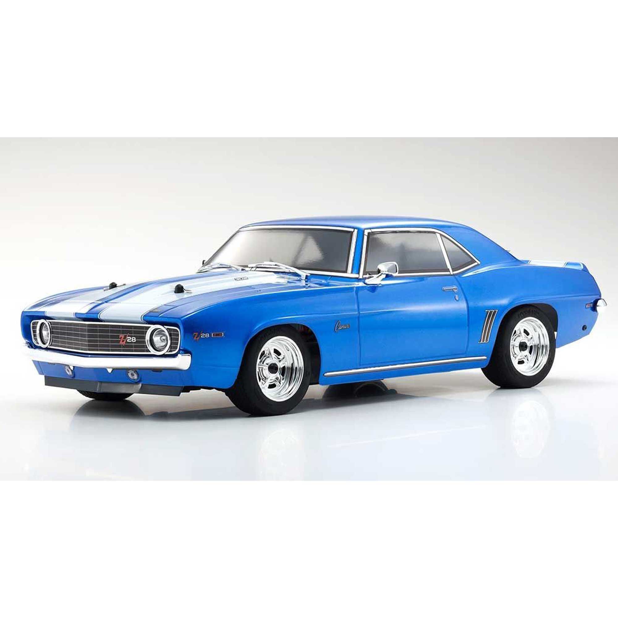 Kyosho 1/10 Fazer Mk2 1969 Chevy Camaro Z/28 4x4 Electric Touring RTR, Le Mans Blue