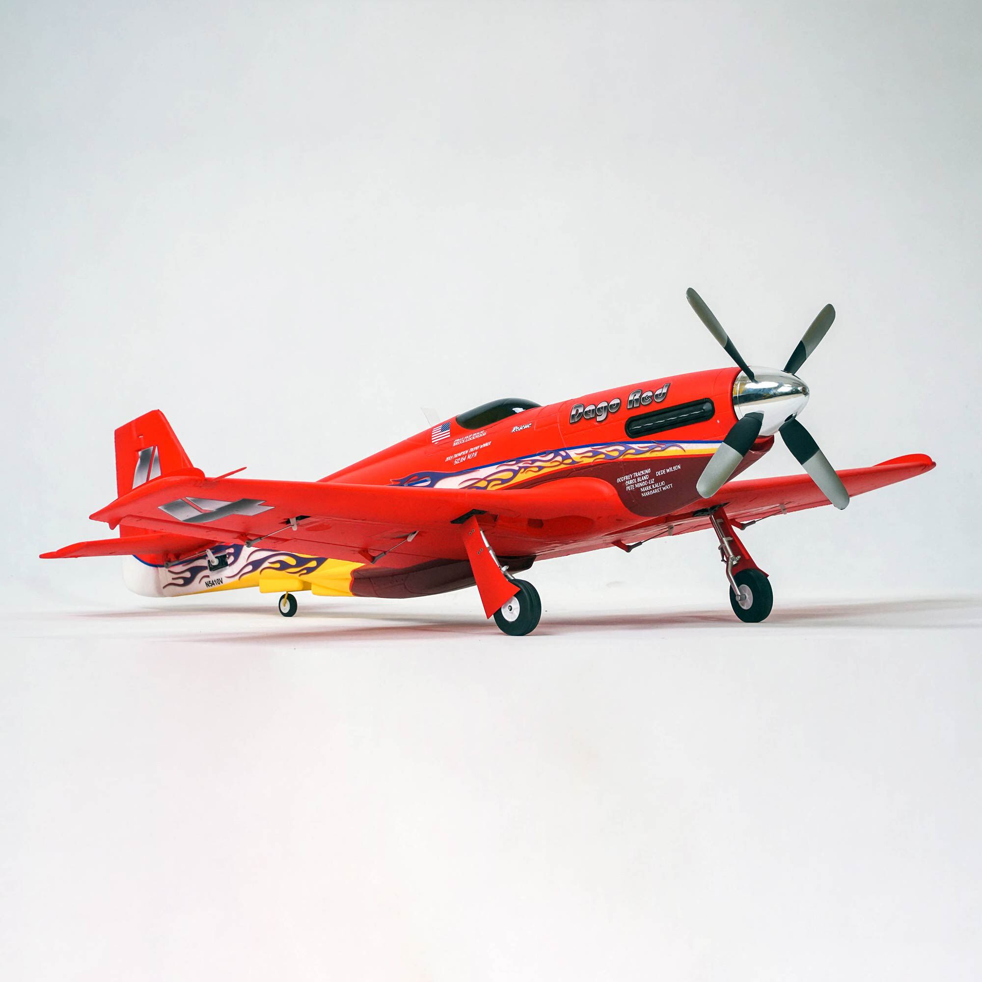 FMS P-51D Mustang 1100mm PNP, Dago Red