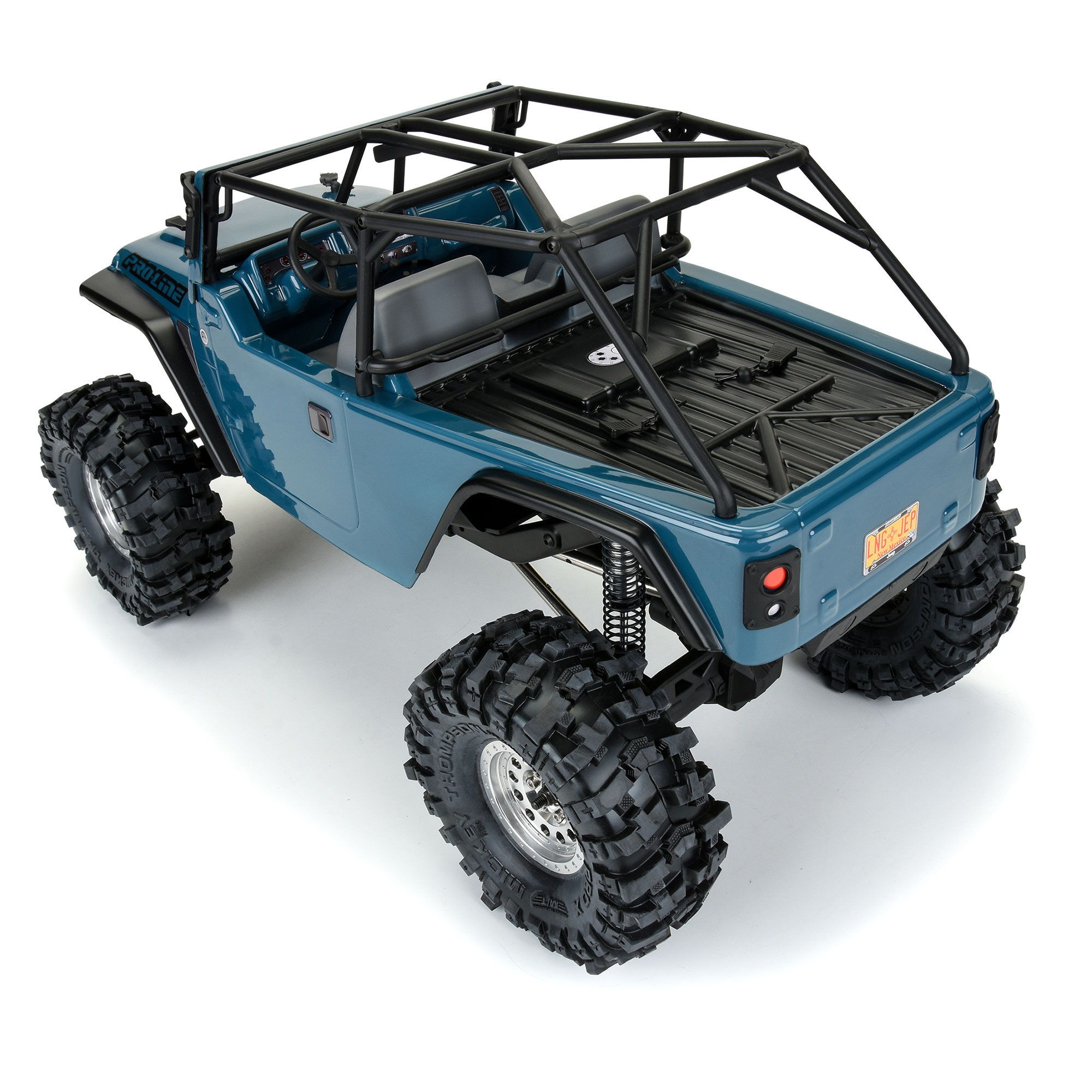 Pro-Line Racing 1/10 2004 Jeep LJ Clear Body/Trail Cage 12.3" Wheelbase Crawlers