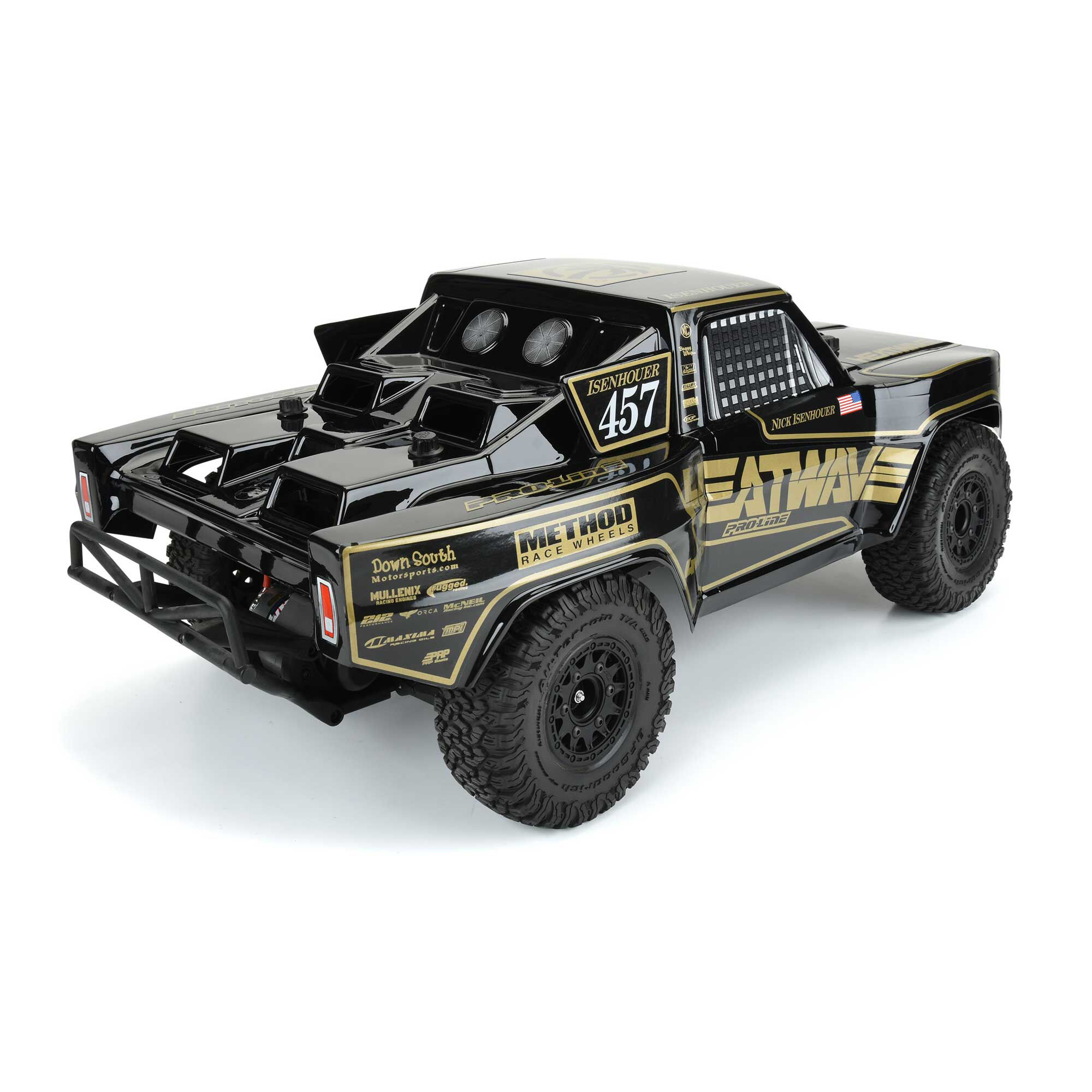 Pro-Line Racing 1/10 Pre-Cut 1967 Ford F-100 Heat Wave Black Body: Short Course