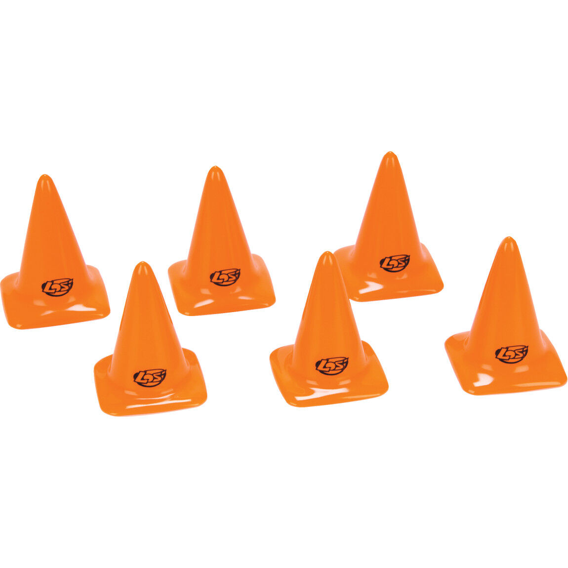 Losi Course/Track Cones, Orange 2.75" (6)