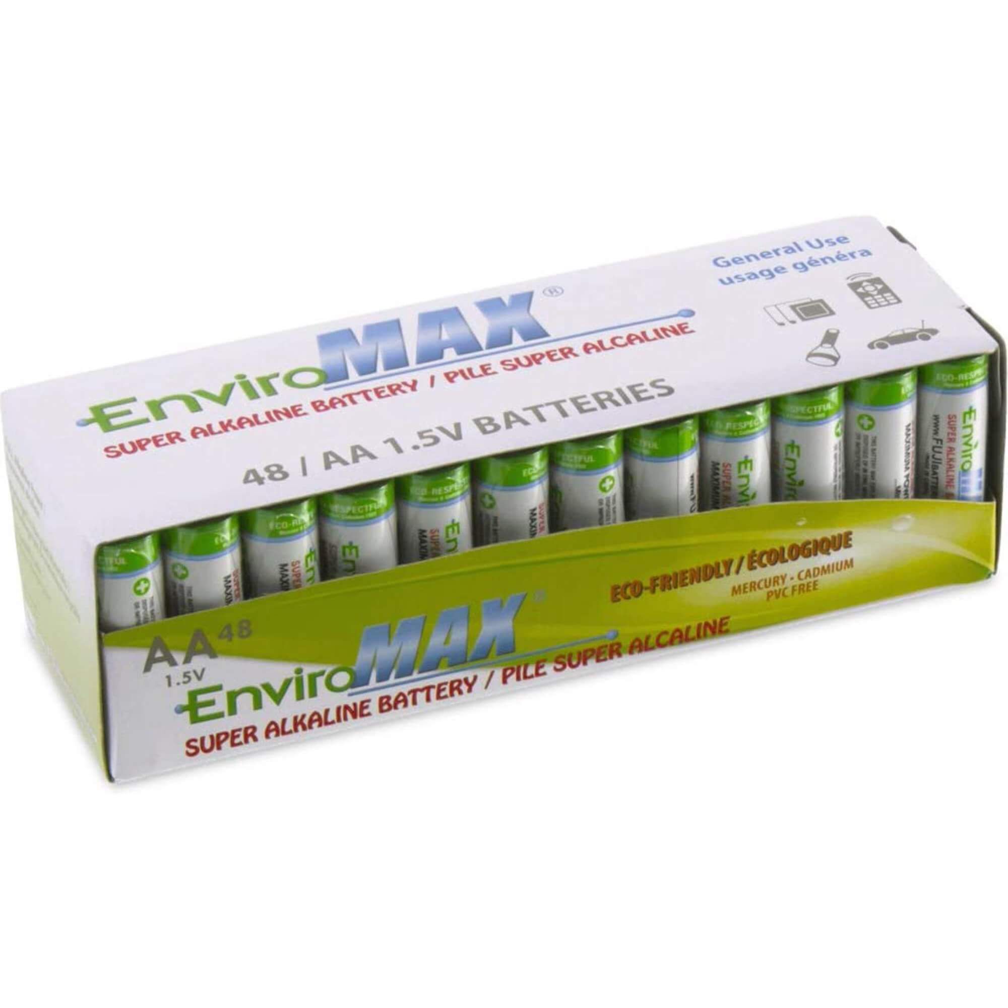 Fuji Novel Batteries AA EnviroMAX Alkaline Battery (48)