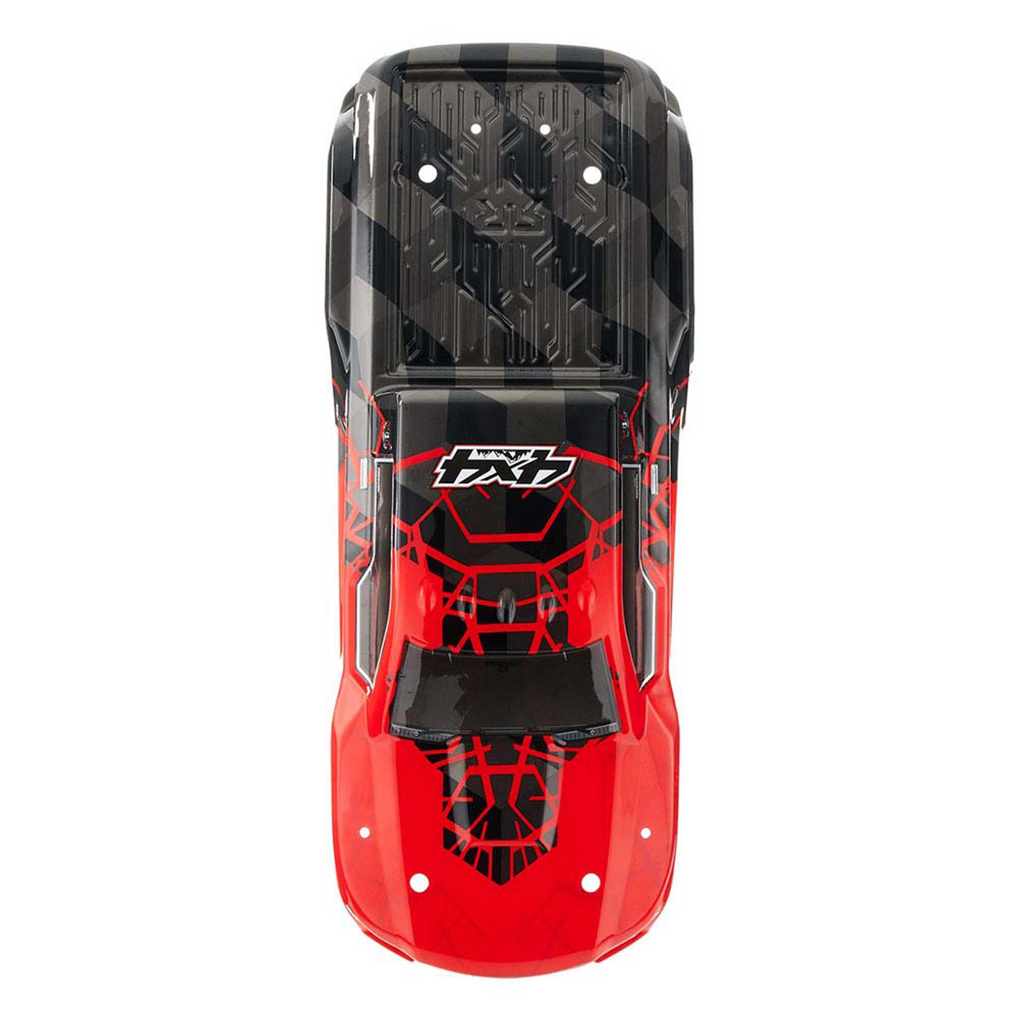ARRMA Painted Body with Decal Trim, Red: GRANITE 4x4 MEGA