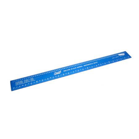 Excel Hobby Blade Corp Deluxe Scale Model Ruler, Aluminum