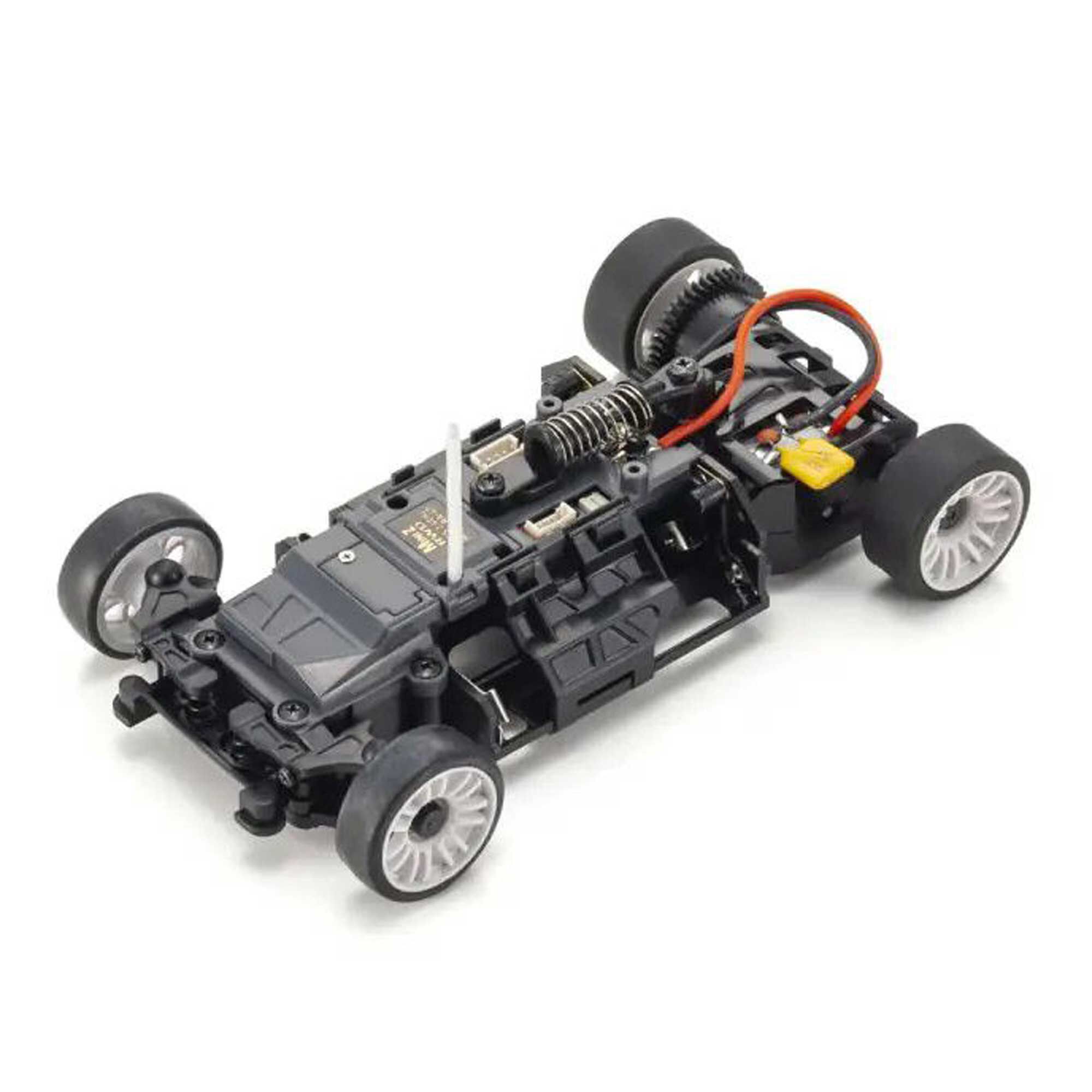 Kyosho 1/28 Chevrolet Corvette C8.R MR-04 MINI-Z RWD RTR, Chrome/ Yellow