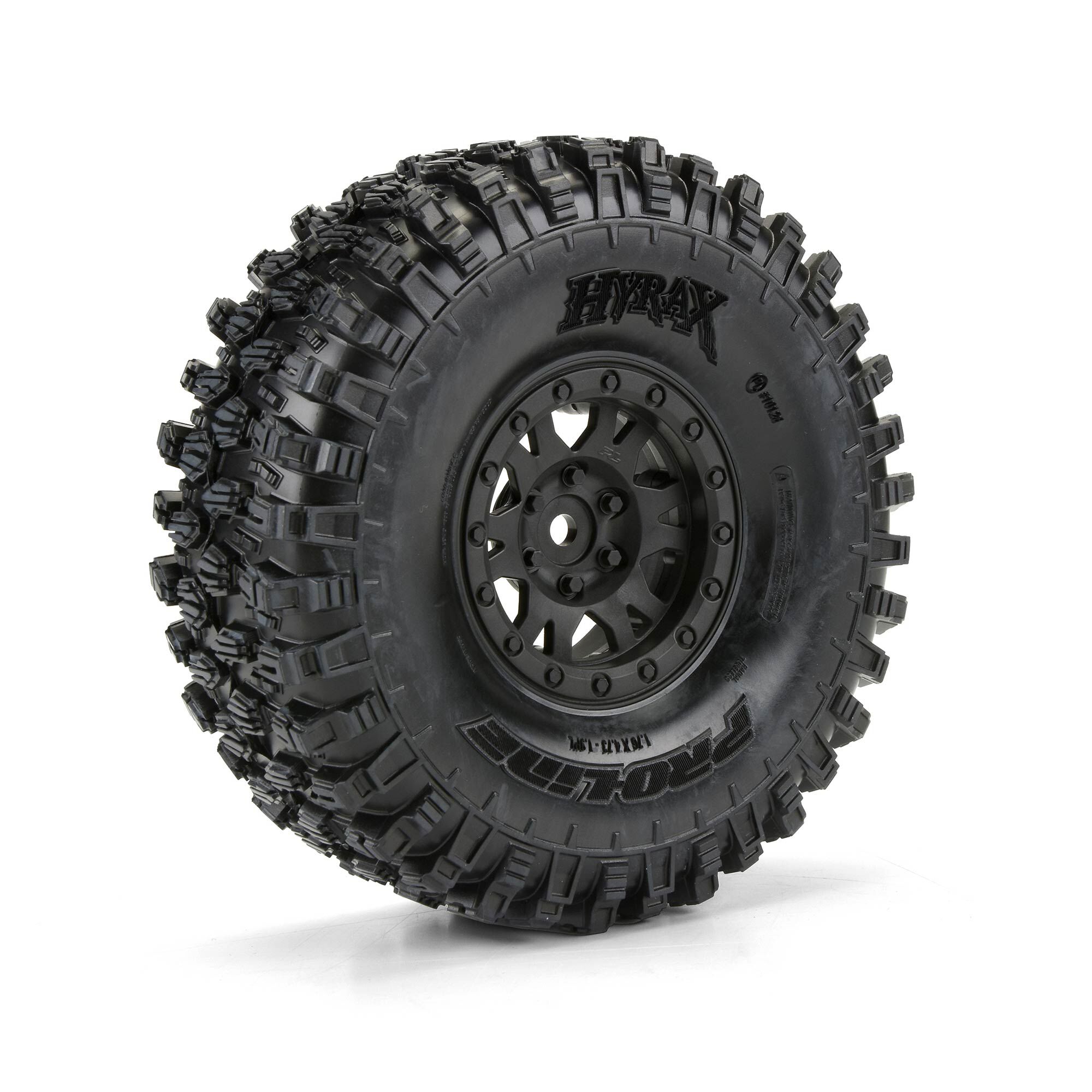 Pro-Line Racing 1/10 Hyrax G8 F/R 1.9" Crawler Tires Mounted 12mm Black Impulse (2)