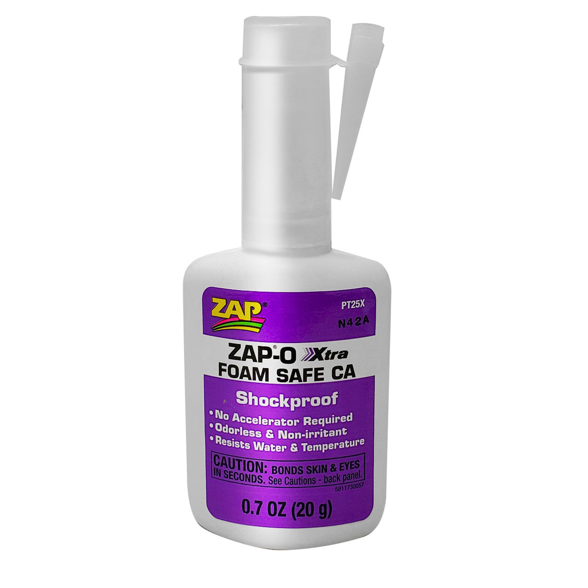 ZAP Glue Zap-O Xtra Foam Safe CA Glue, .7 oz