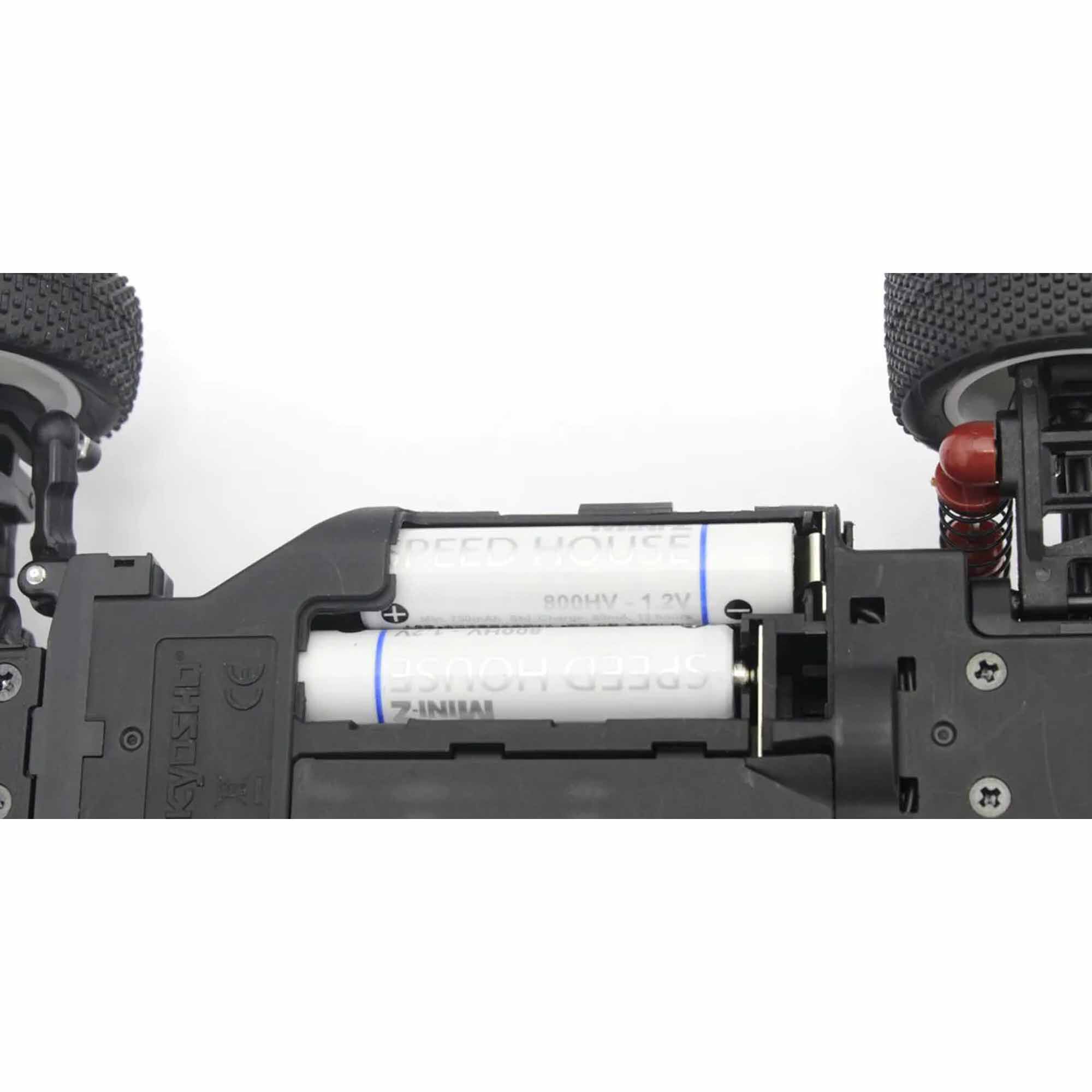 Kyosho 1/28 Inferno MP9 Mini-Z 4x4 Off-Road Buggy RTR, Blue/Yellow