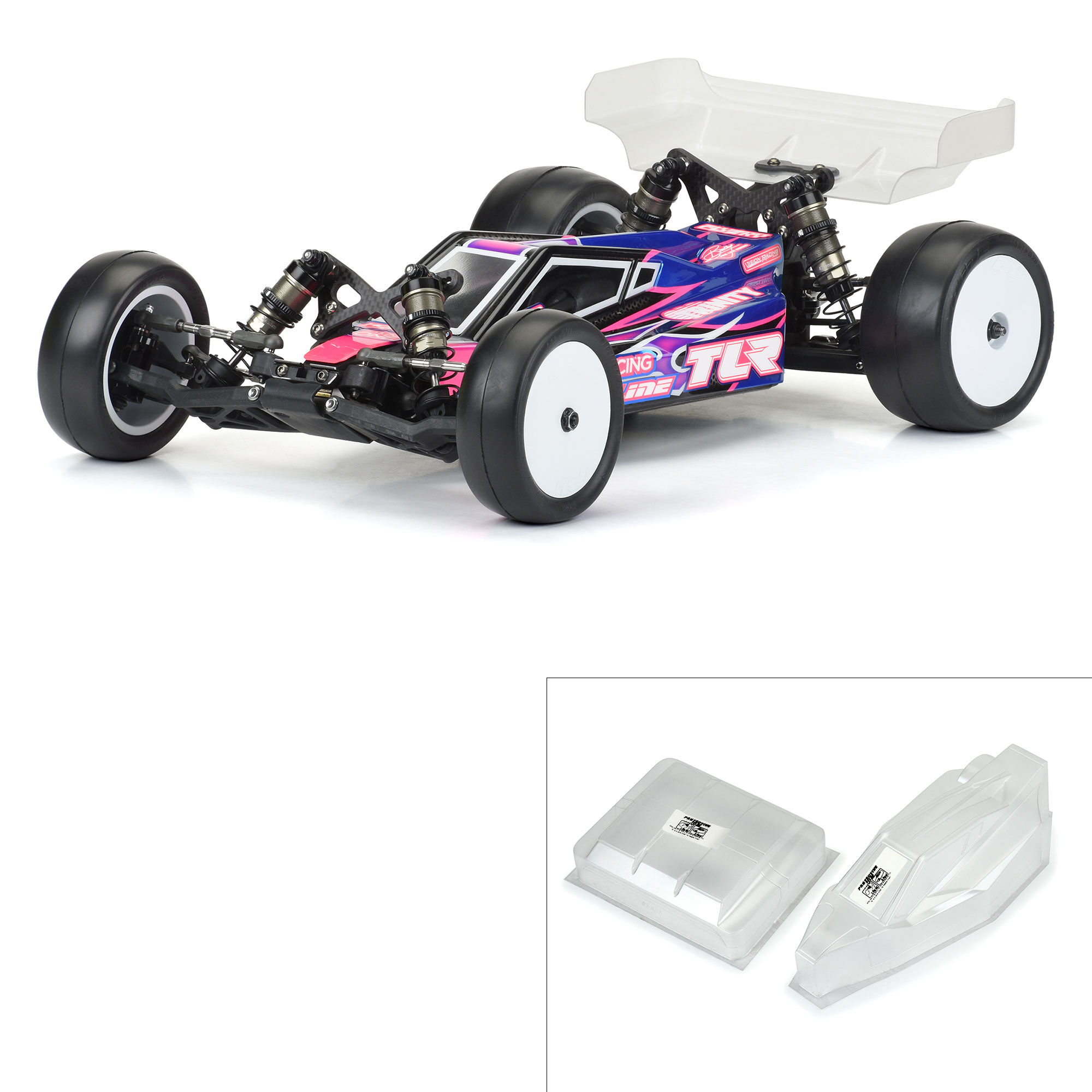Pro-Line Racing 1/10 Sector Light Weight Clear Body: TLR 22 5.0