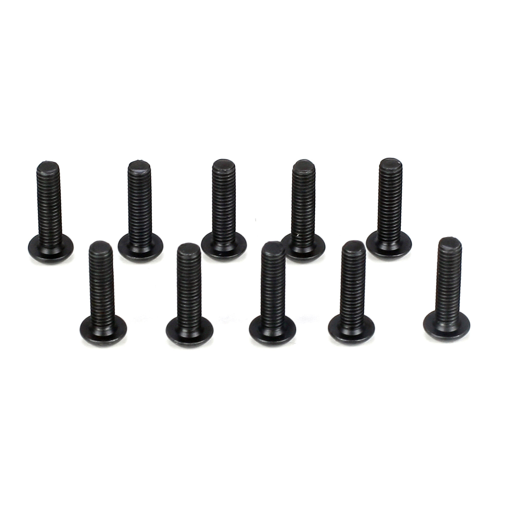 Team Losi Racing Button Head Screws, M3 x 12mm (10)