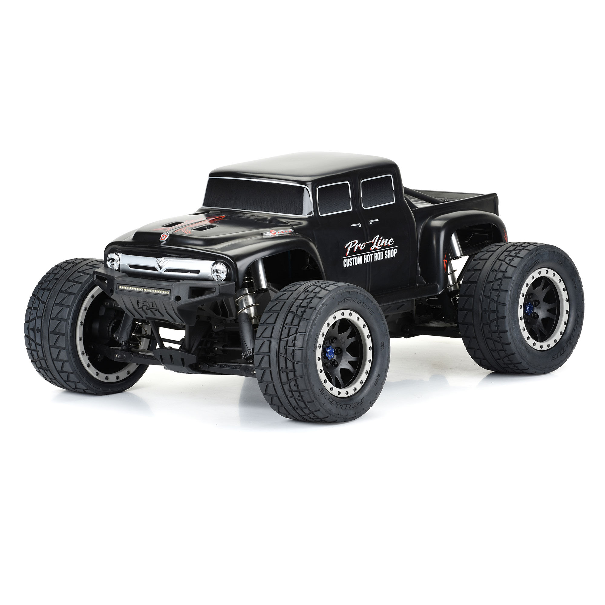 Pro-Line Racing 1/5 Pre-Cut Ford F-100 Bash Armor Black Body: X-MAXX