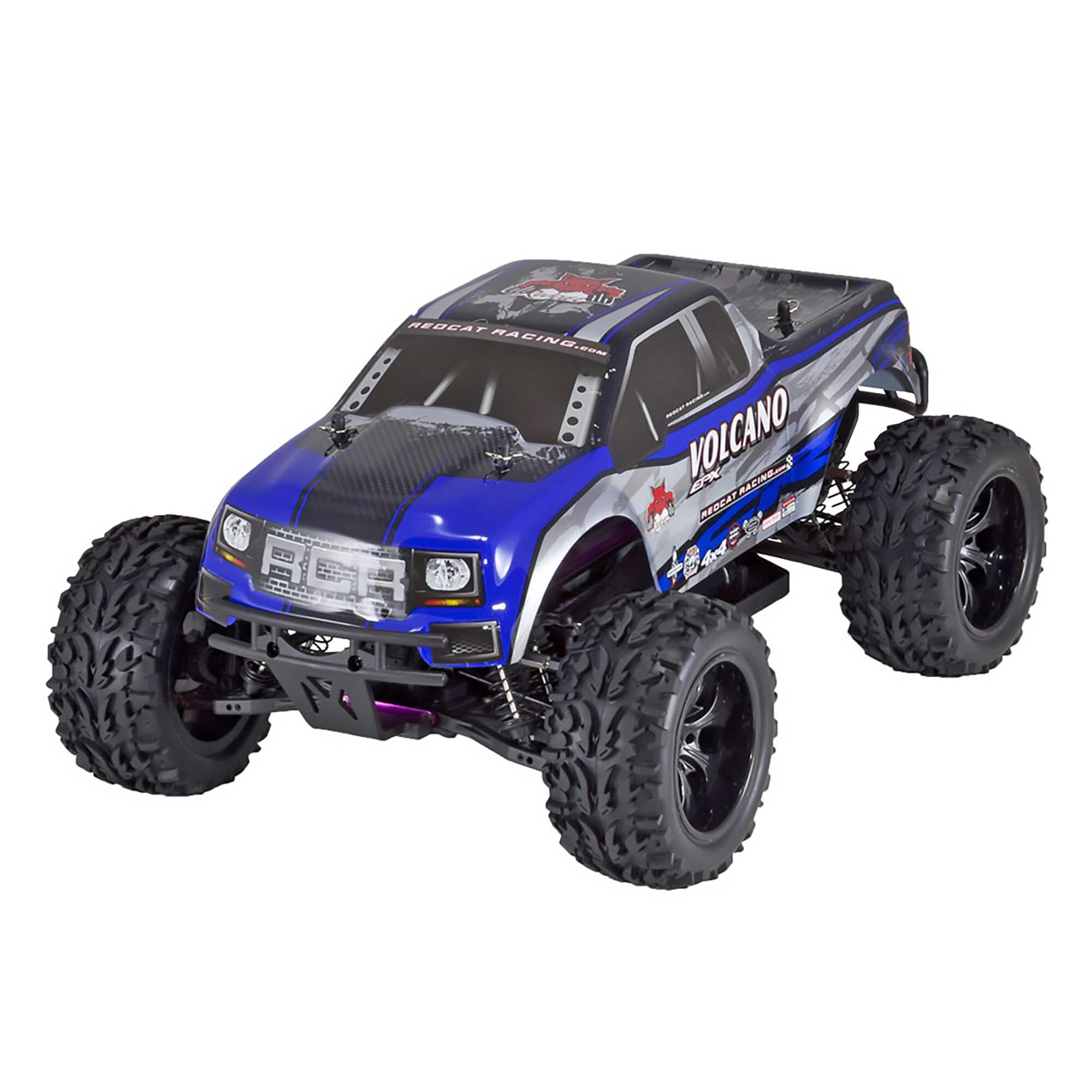 Redcat Racing 1/10 Volcano EPX 4WD Monster Truck Brushed RTR, Blue