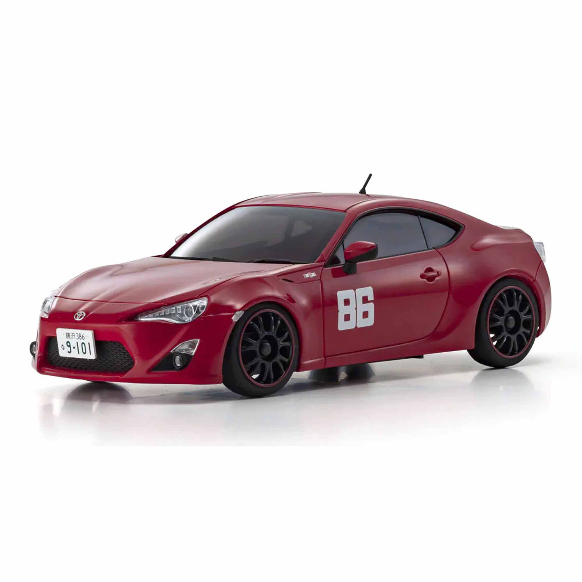 Kyosho 1/28 Toyota 86 MF Ghost MR-020 2WD Touring Car RTR, Red