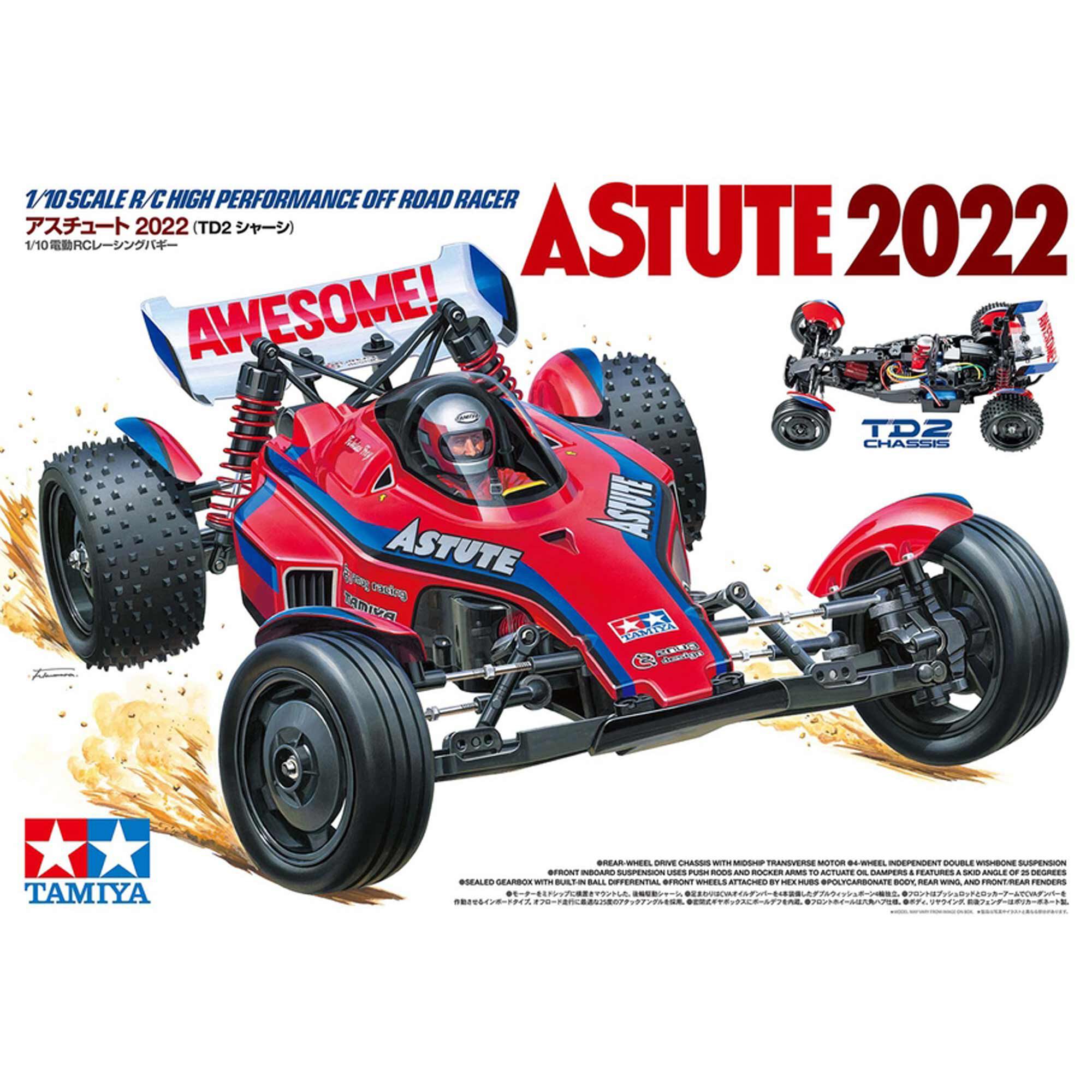 Tamiya 1/10 Astute TD2 2WD Off-Road Buggy 2022, Painted Body (Limited Edition)