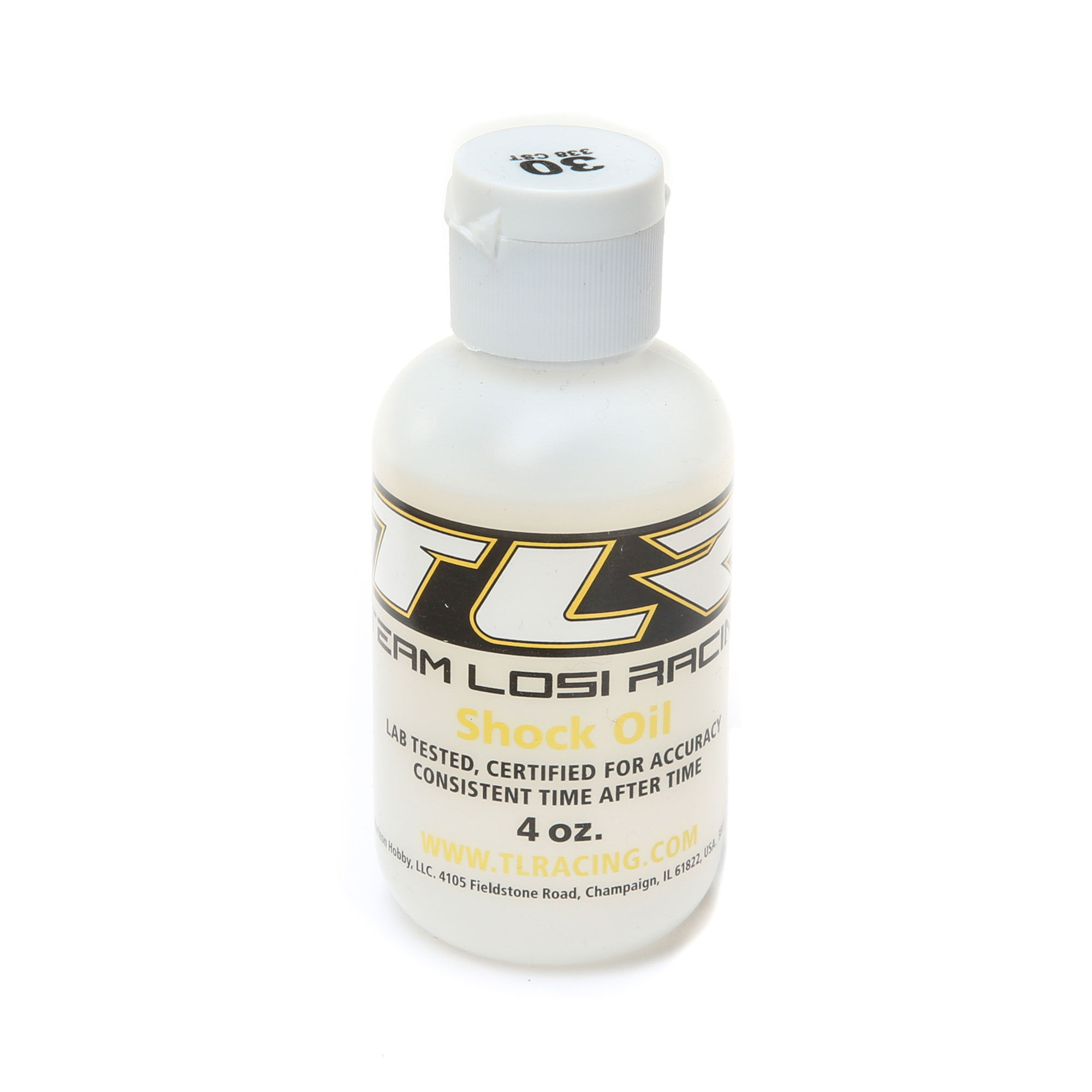 Team Losi Racing Silicone Shock Oil, 30WT, 338CST, 4oz