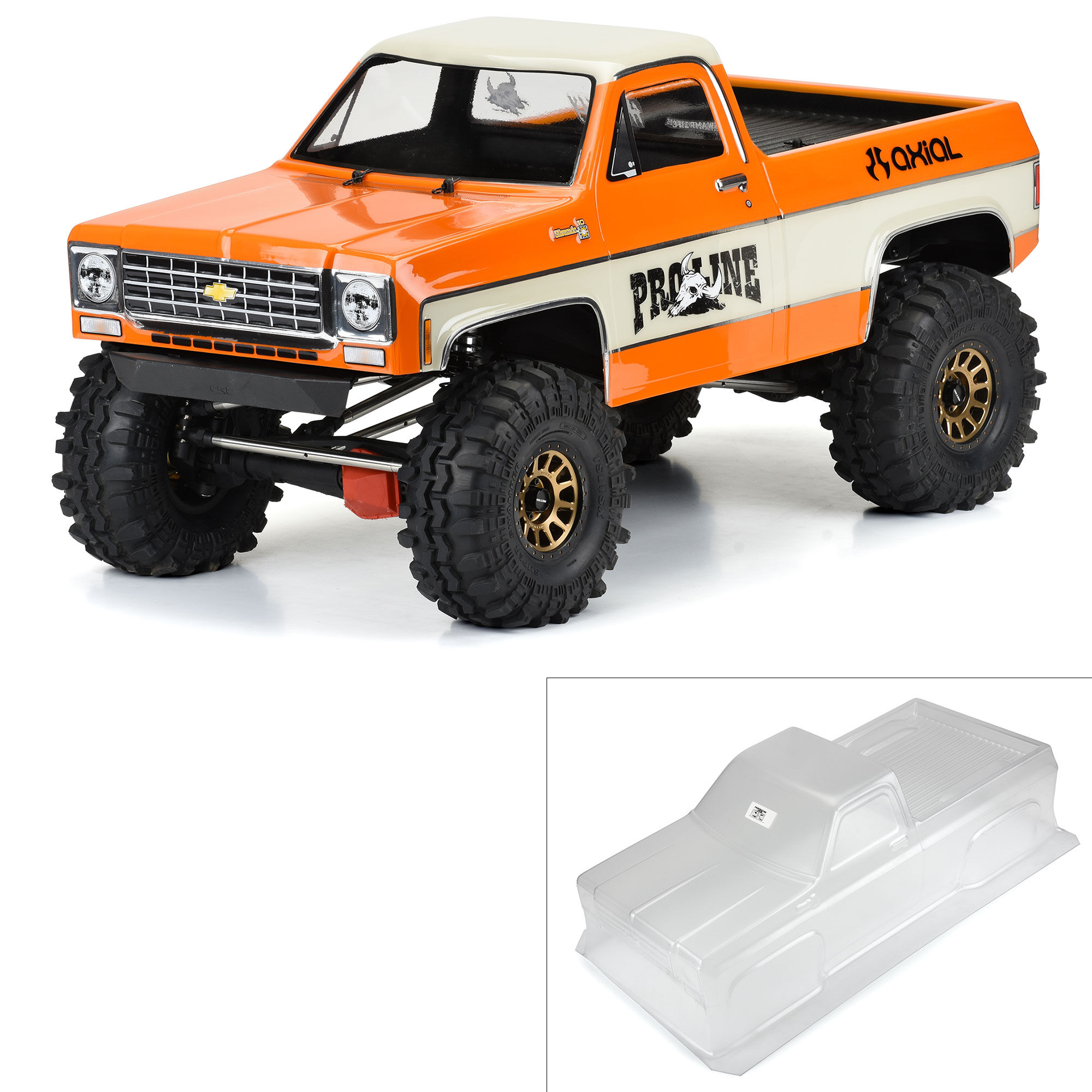 Pro-Line Racing 1/6 1978 Chevy K-10 Clear Body: SCX6
