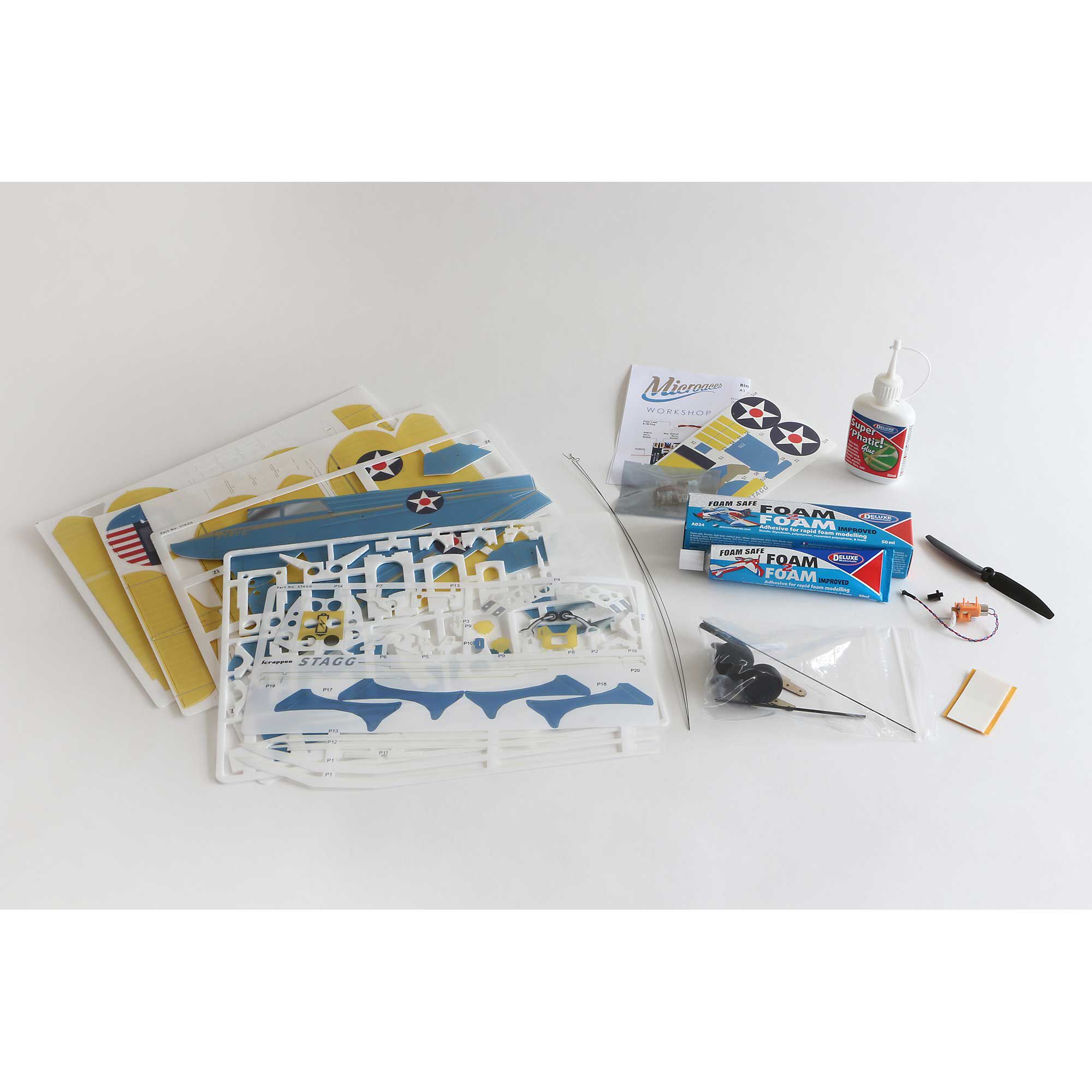 Deluxe Materials Foam 2 Foam, Foam Safe Glue (50ml): EPO, EPS, Wood