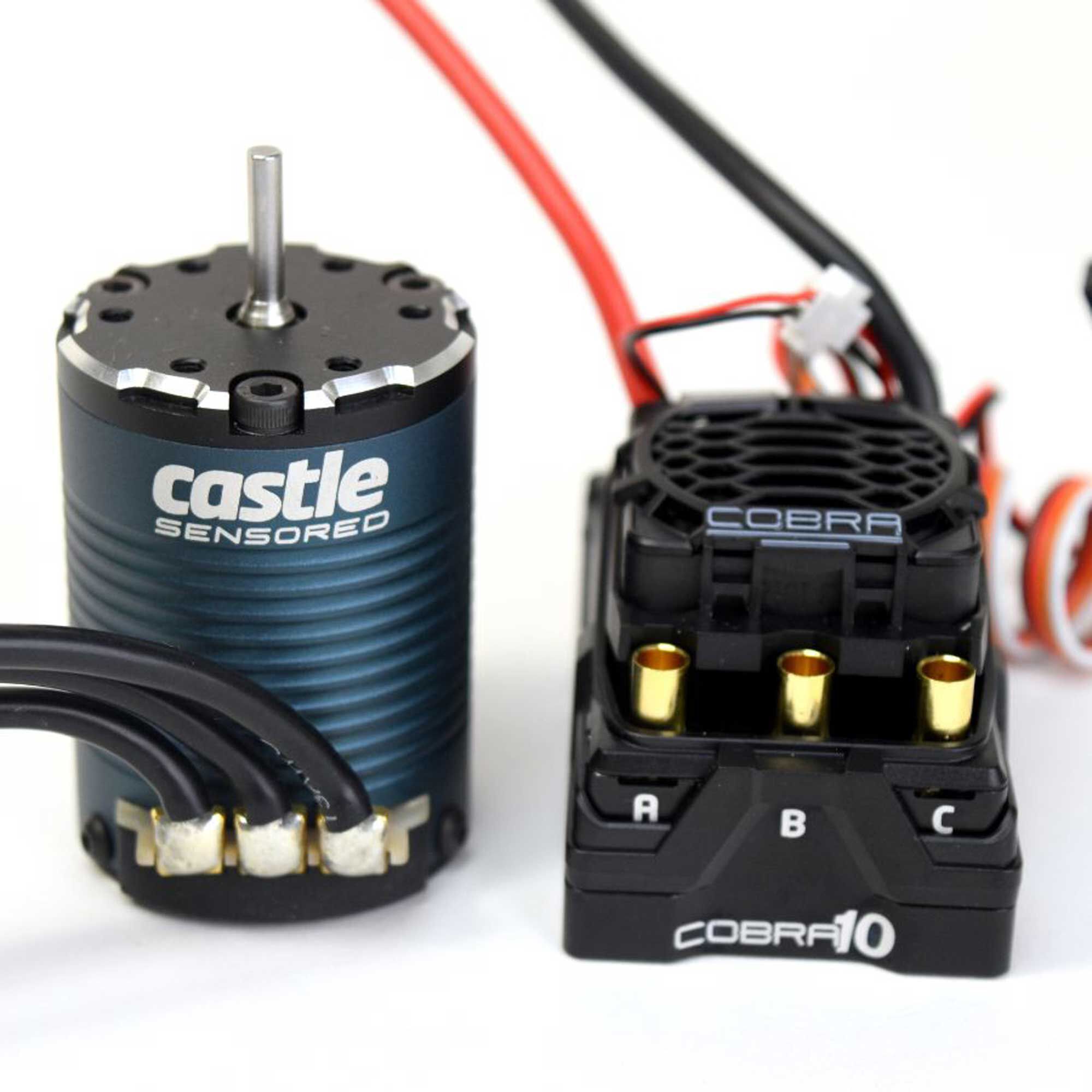 Castle Creations Cobra 10 Electronic Speed Control & 1406-3800KV Sensored Motor Combo