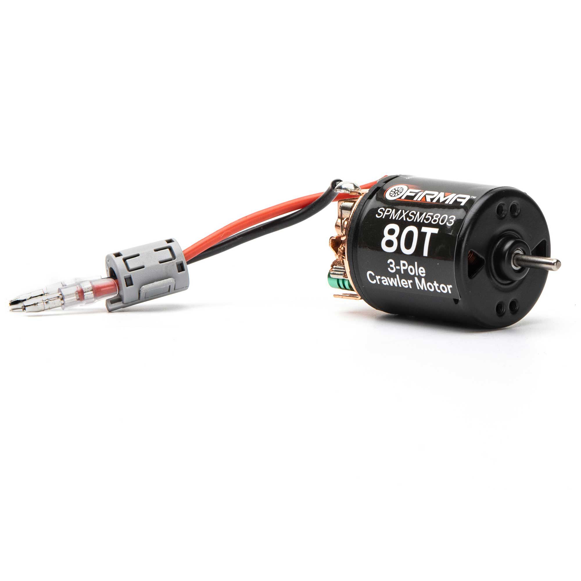 Spektrum Accessories Firma 80T Rebuildable 3-Pole Brushed Crawler Motor