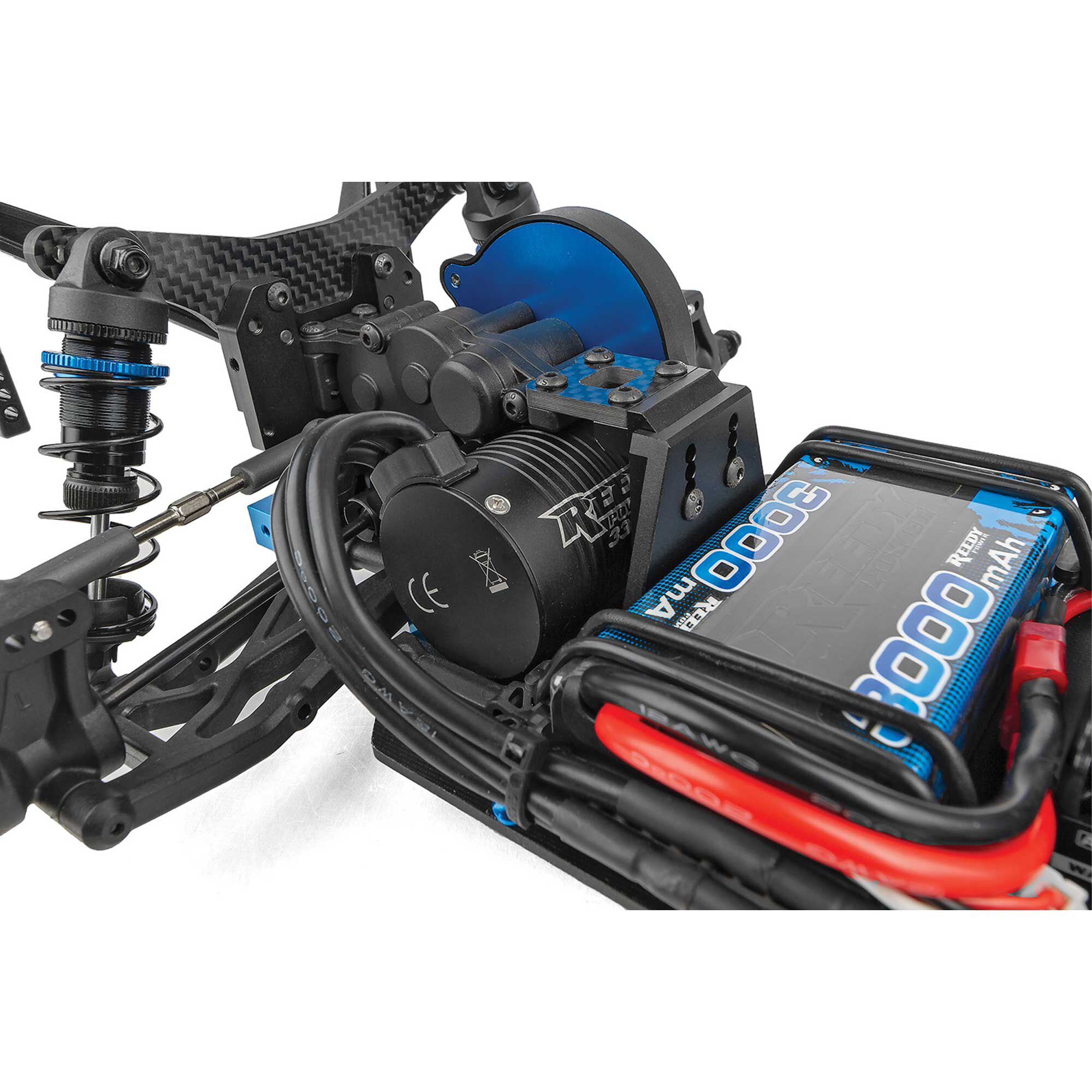 Team Associated 1/10 SR10M 2WD Dirt Oval RTR, Blue