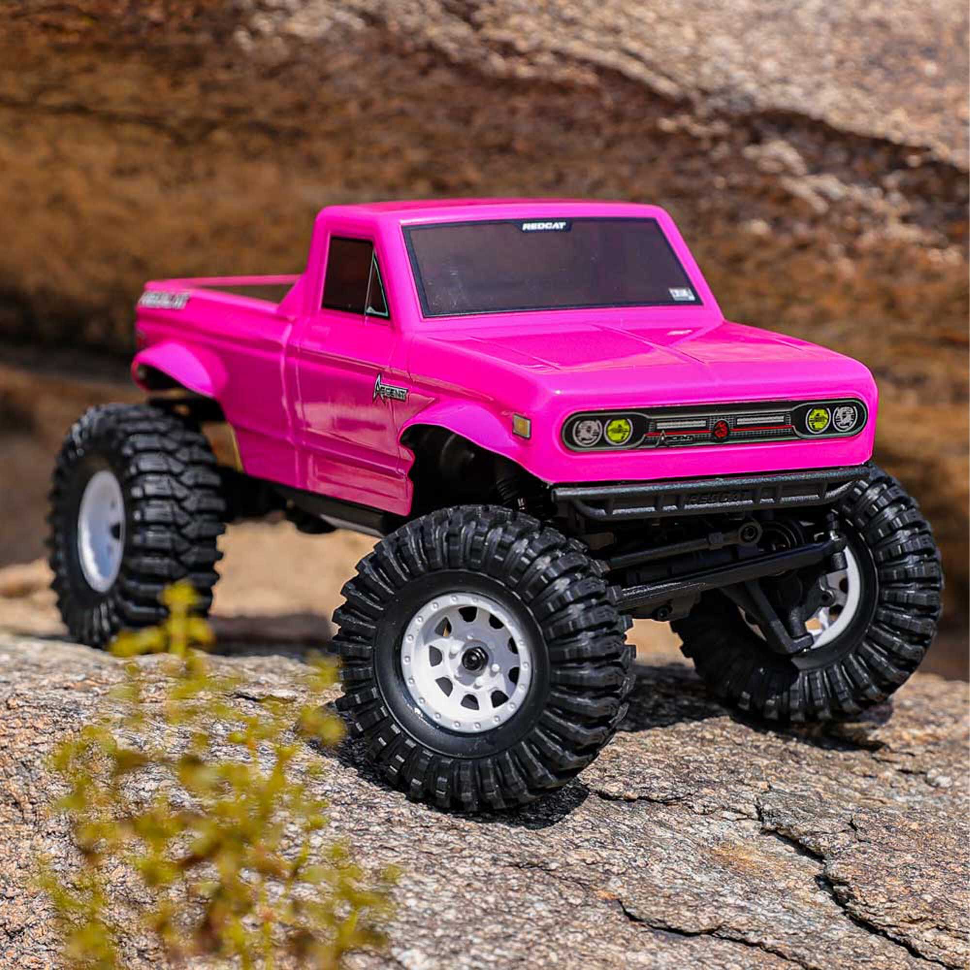 Redcat Racing 1/18 Ascent-18 4x4 Brushed Electric Rock Crawler RTR, Pink