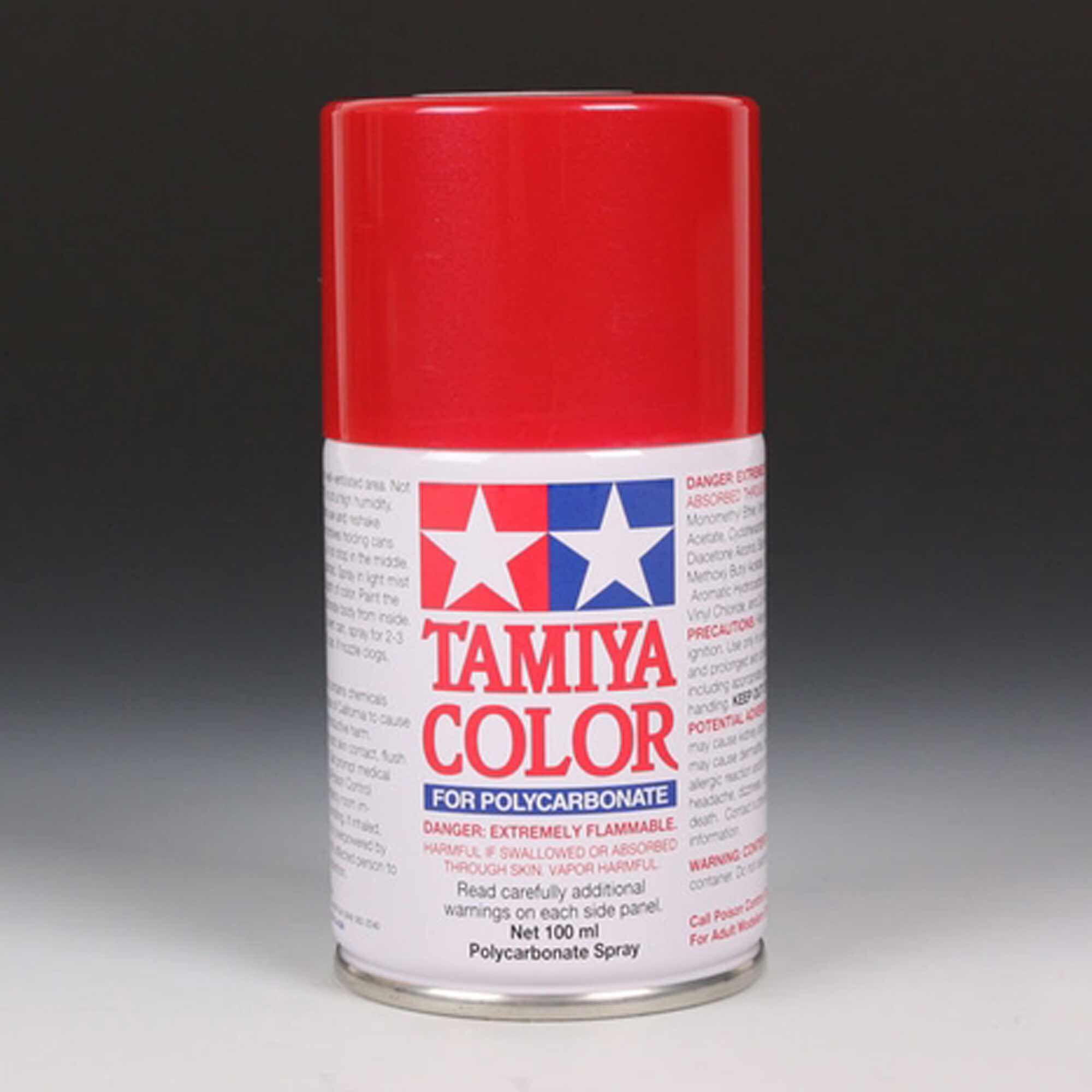Tamiya Polycarbonate PS-15 Metal Red, Spray 100 ml