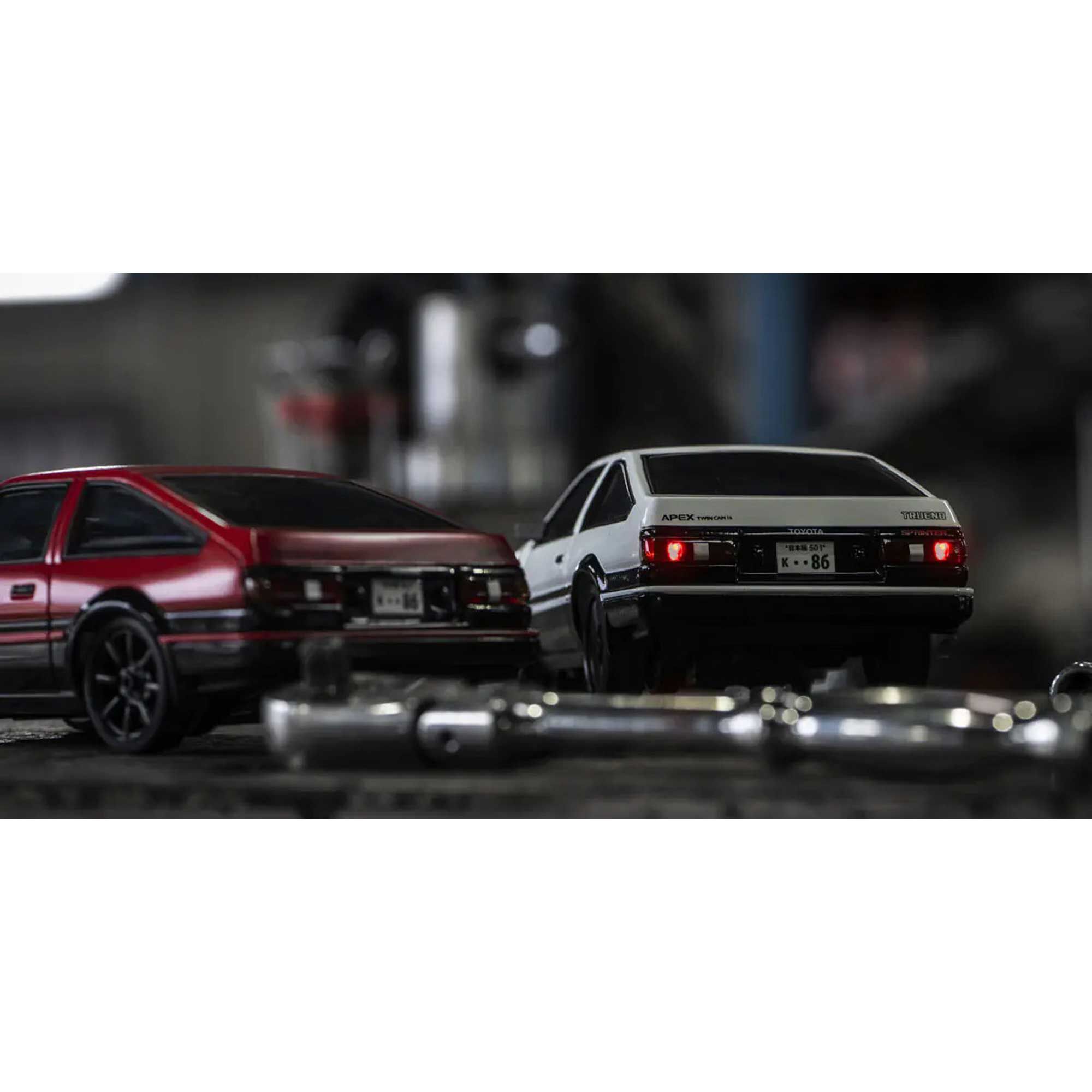 Kyosho 1/28 Toyota Trueno AE86 2WD On-Road First Mini-Z RTR, White