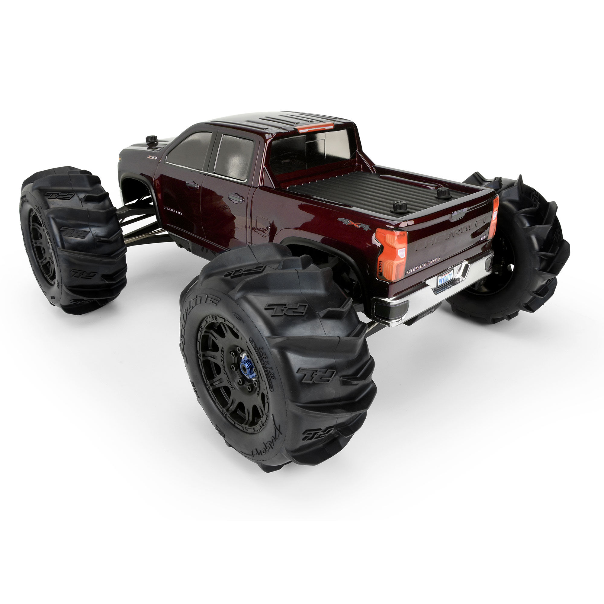 Pro-Line Racing 1/8 2021 Chevy Silverado 2500 HD Clear Body: E-REVO 2.0 & MAXX