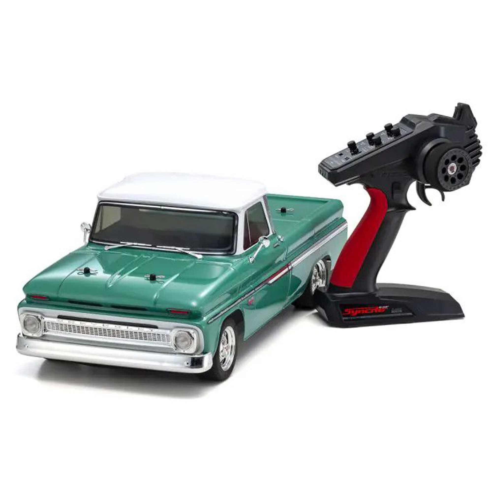 Kyosho 1/10 FAZER Mk2 FZ02L 1966 Chevy C10 Fleetside 4WD Pickup, Light Green