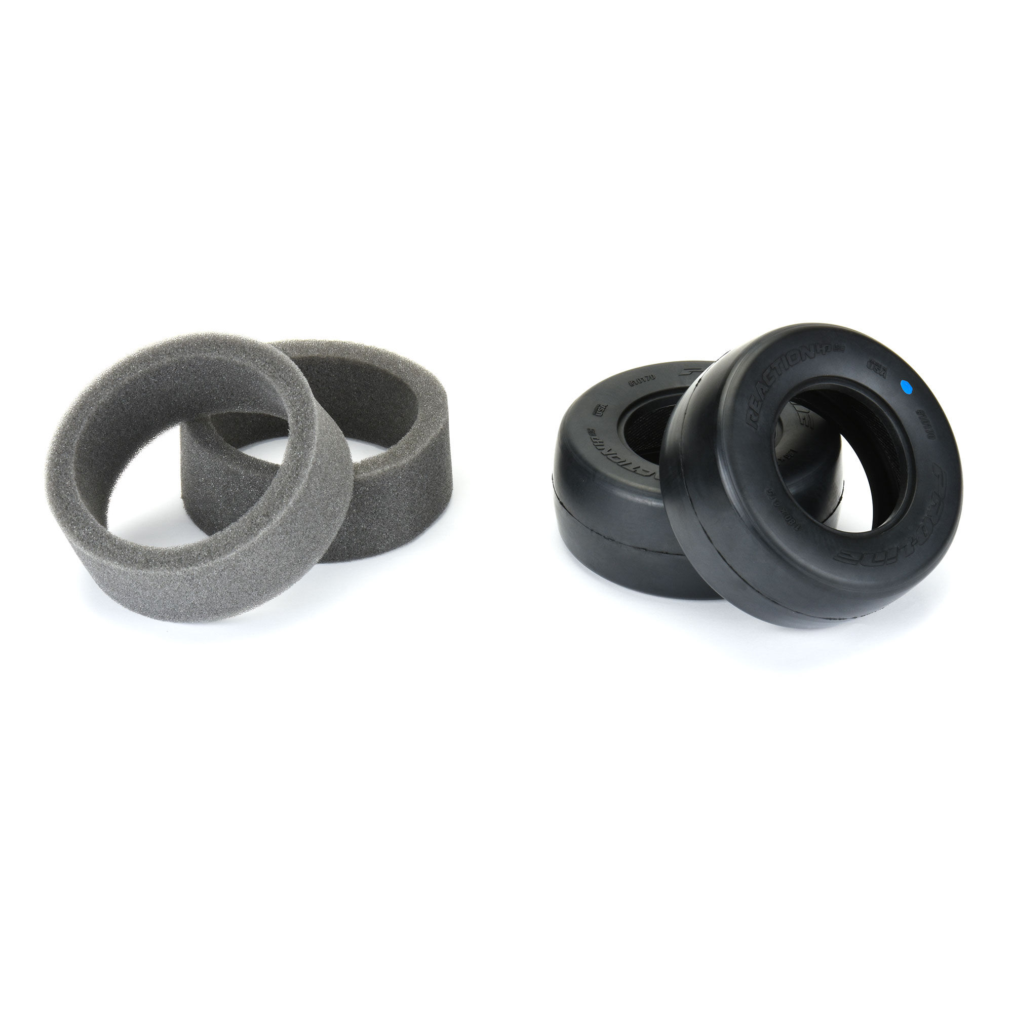 Pro-Line Racing 1/10 Reaction HP Ultra Blue Rear 2.2"/3.0" Drag Tires (2)