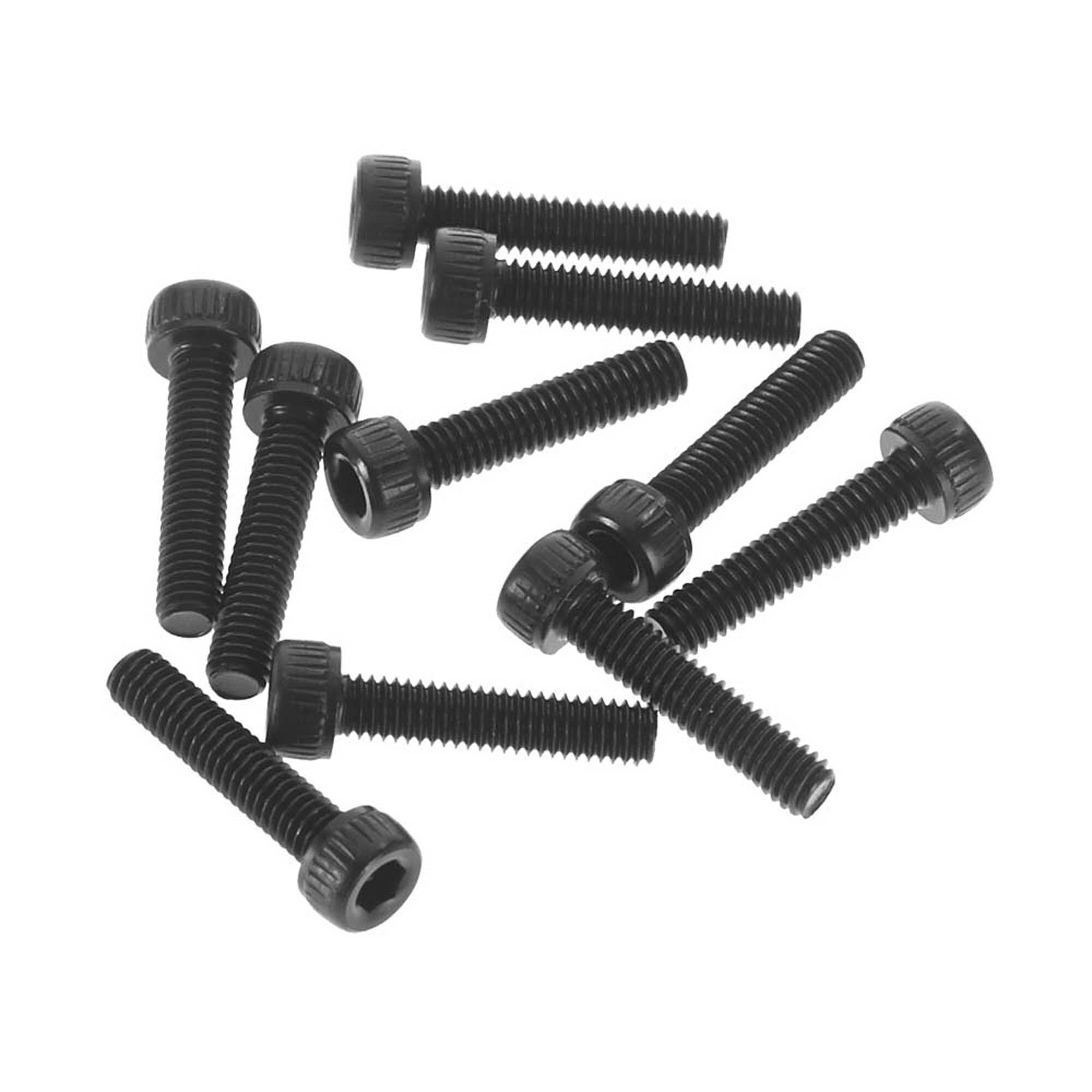 Axial M2.6x12mm Cap Head Screw Black (10)