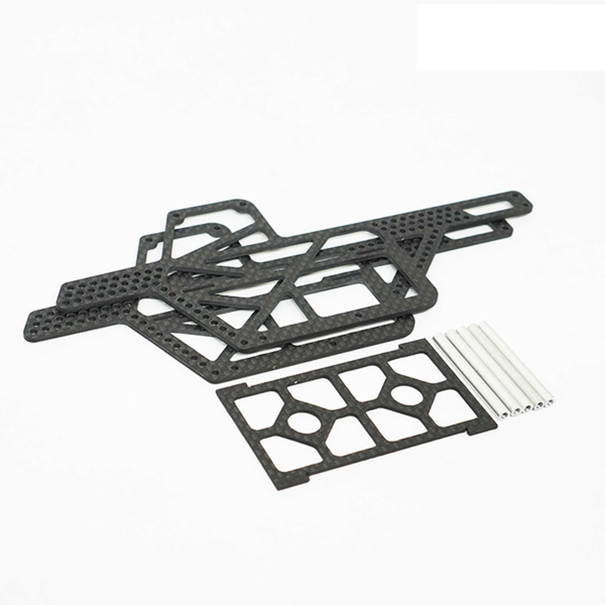 Furitek Rampart Frame Kit Carbon Version: TRX-4M