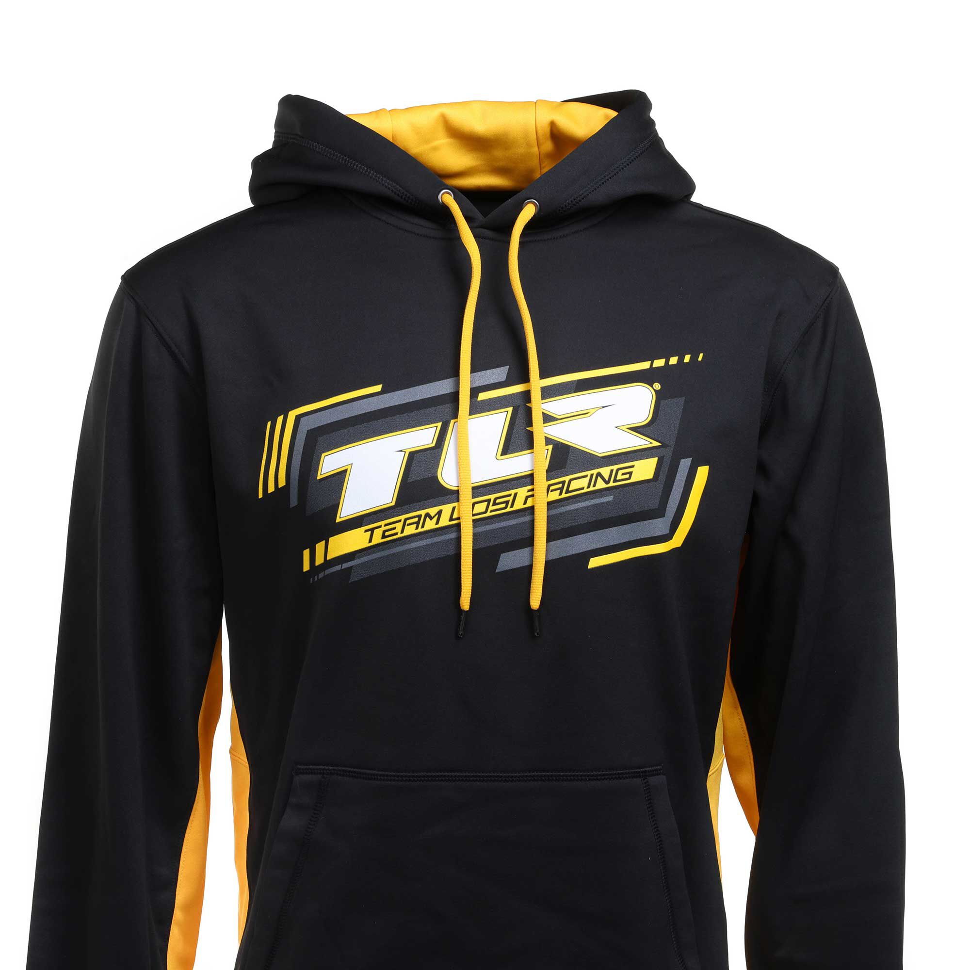 Team Losi Racing Black TLR Block Hoodie, 2XL