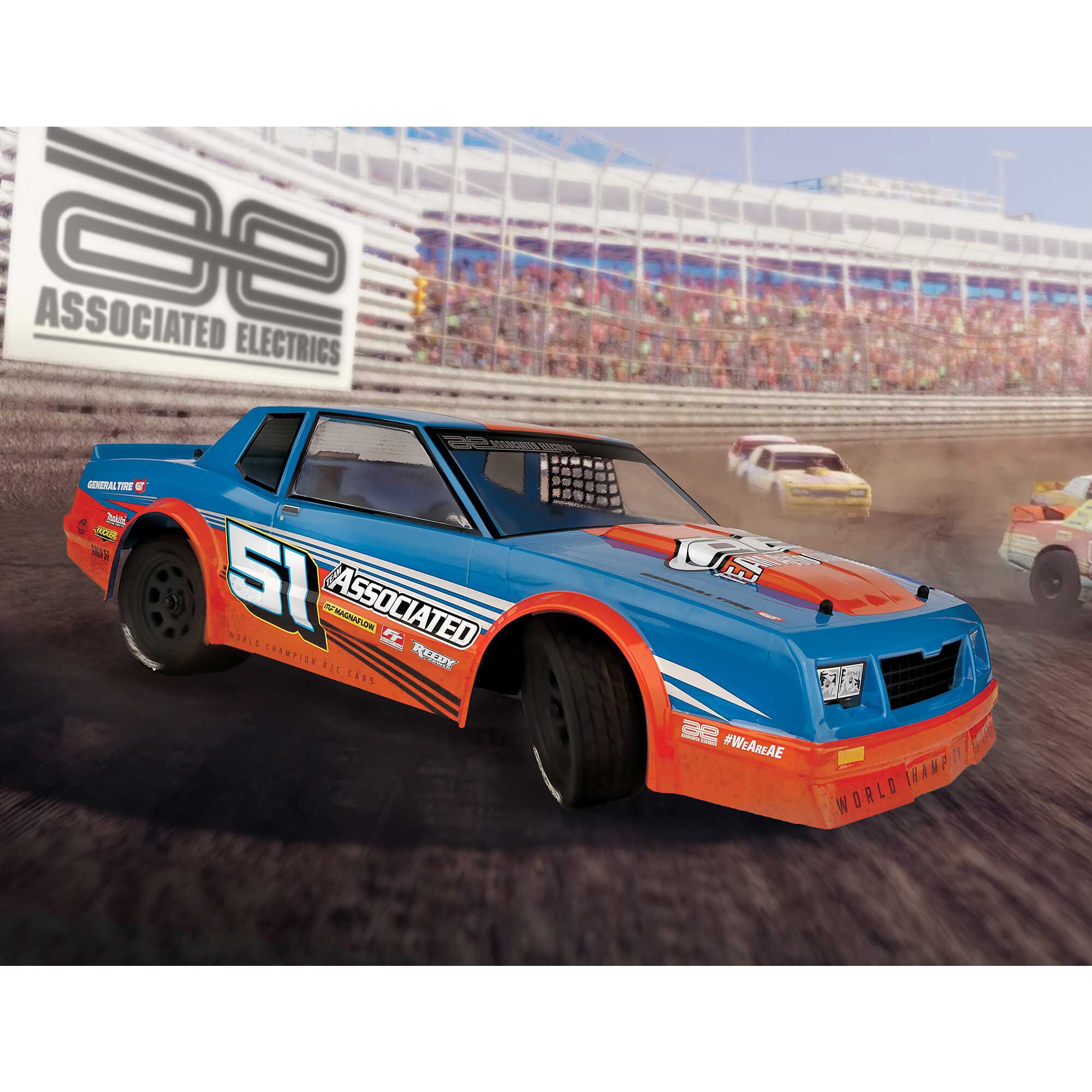 Team Associated 1/10 SR10M 2WD Dirt Oval RTR, Blue