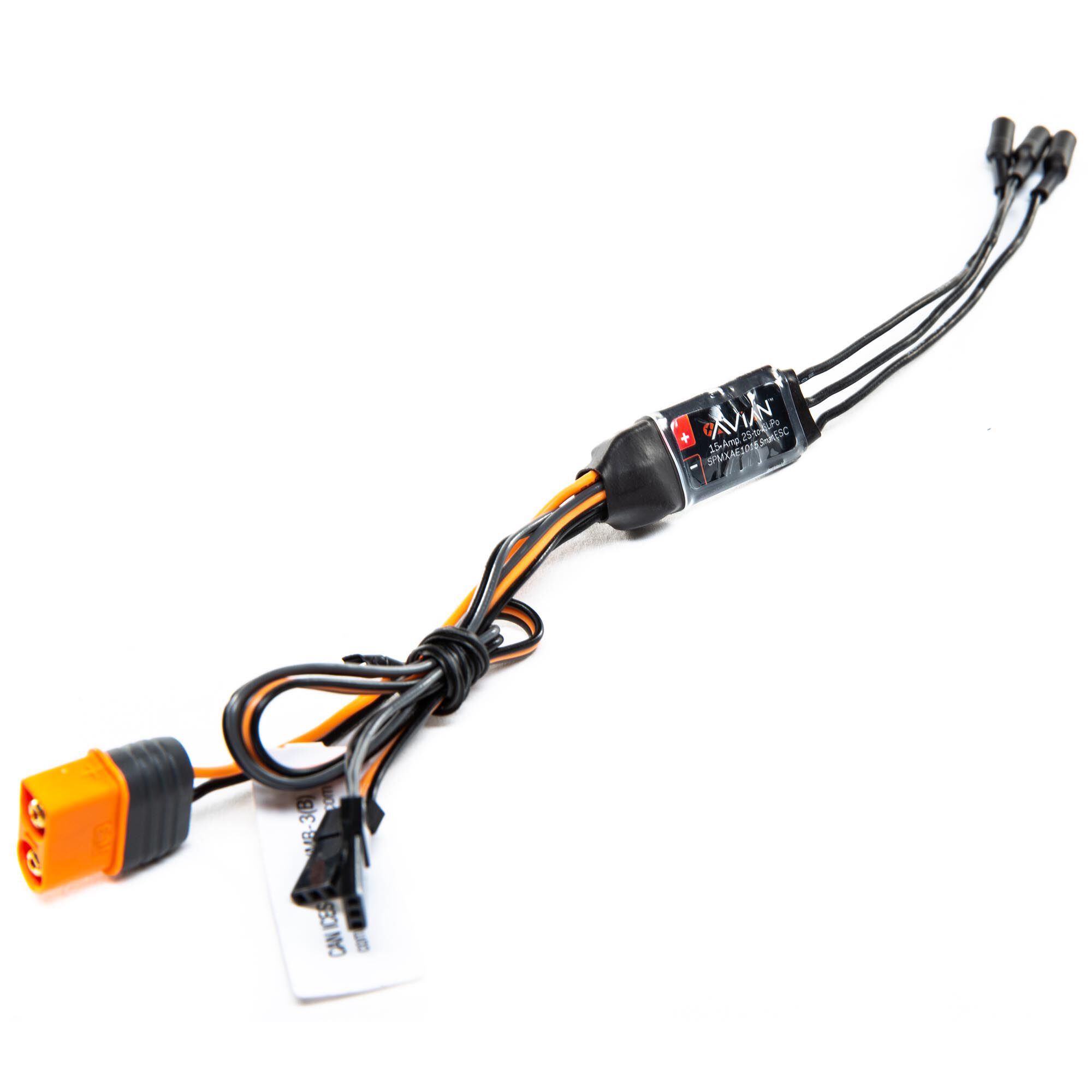 Spektrum Accessories Avian 15-Amp Brushless Smart ESC, 2S-4S: IC3
