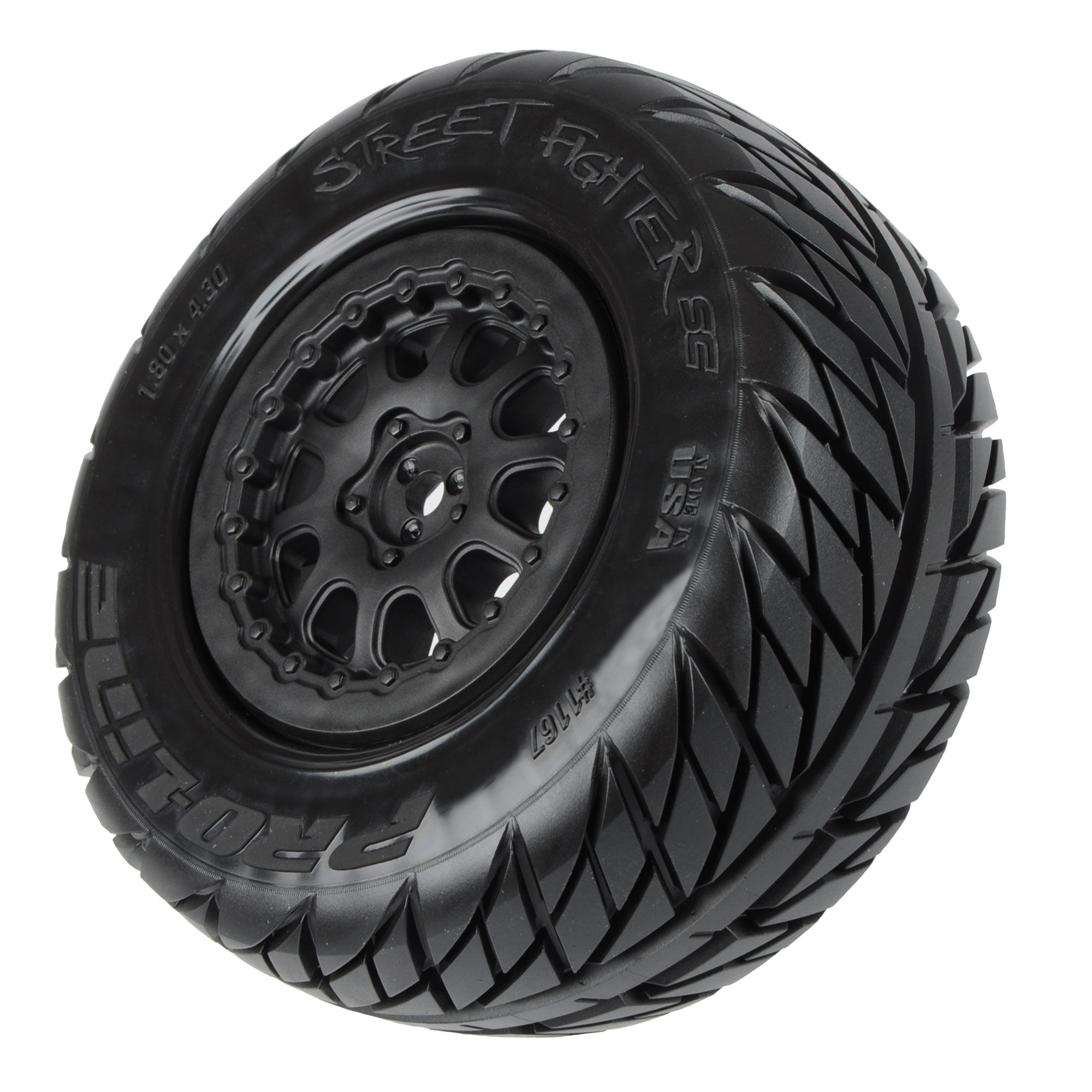 Pro-Line Racing 1/10 Street Fighter M2 Front/Rear 2.2"/3.0" Short Course Tires (2)
