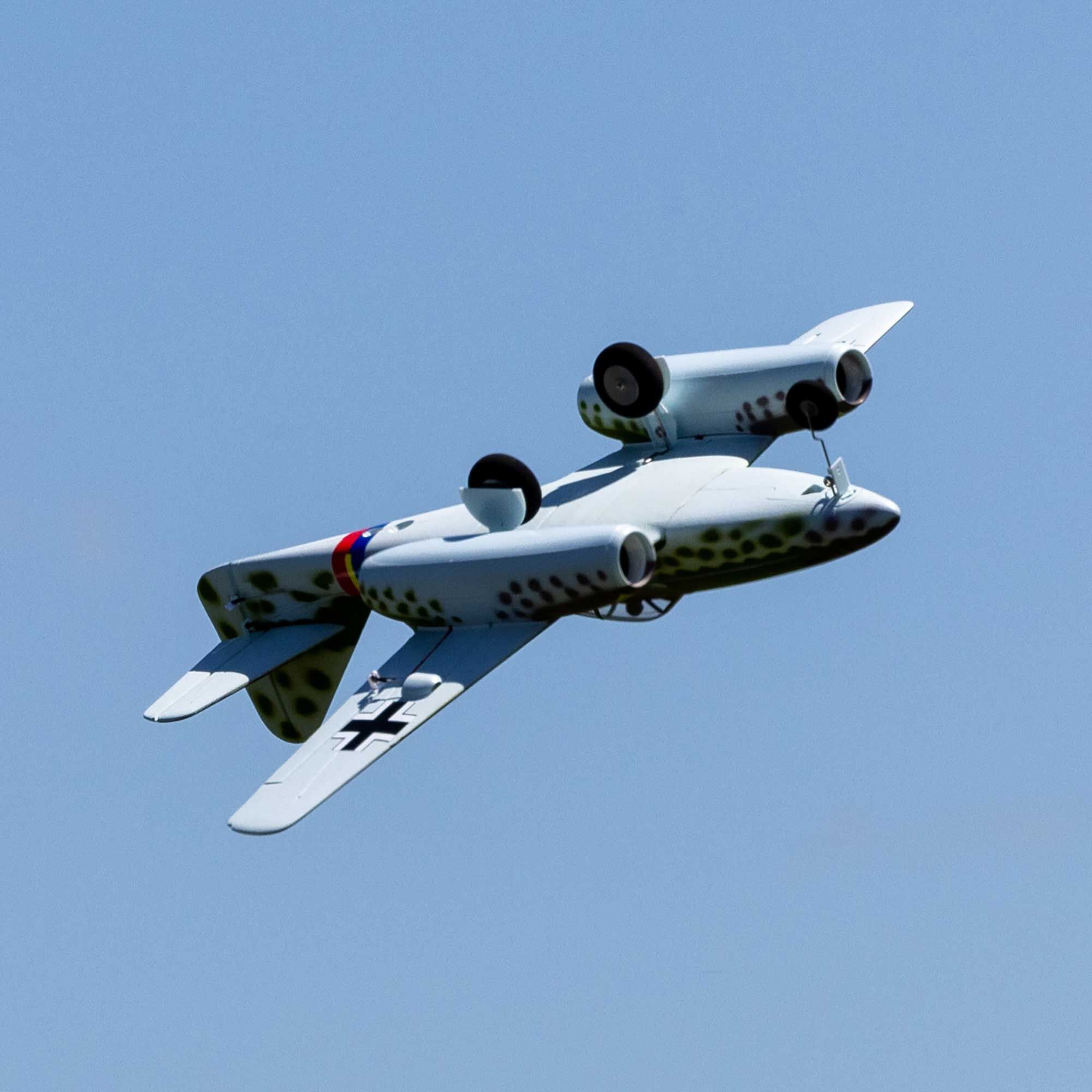 E-flite UMX Me 262 30mm EDF Jet BNF Basic with AS3X and SAFE Select, 660mm