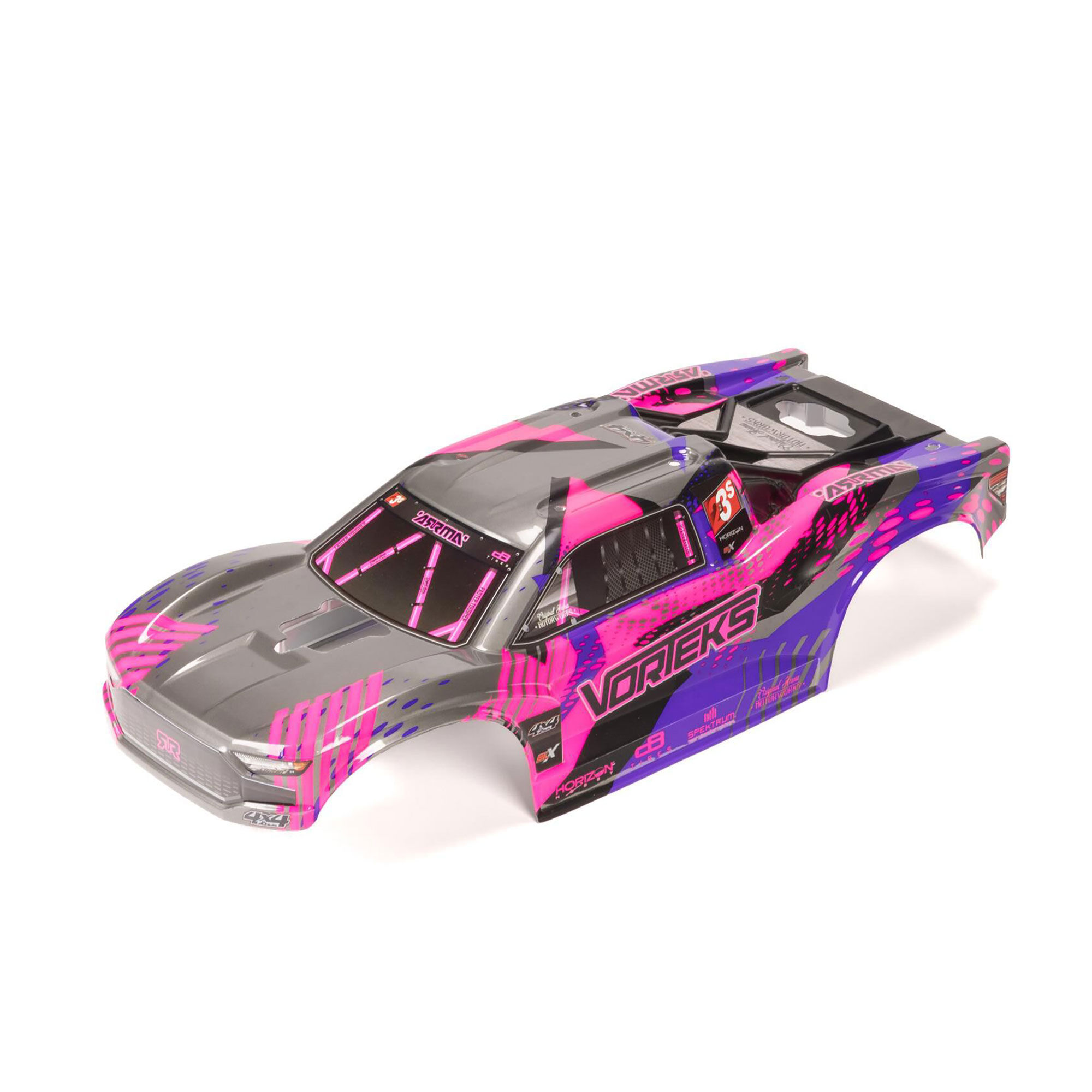 ARRMA VORTEKS Clipless Painted Decaled Body, Purple